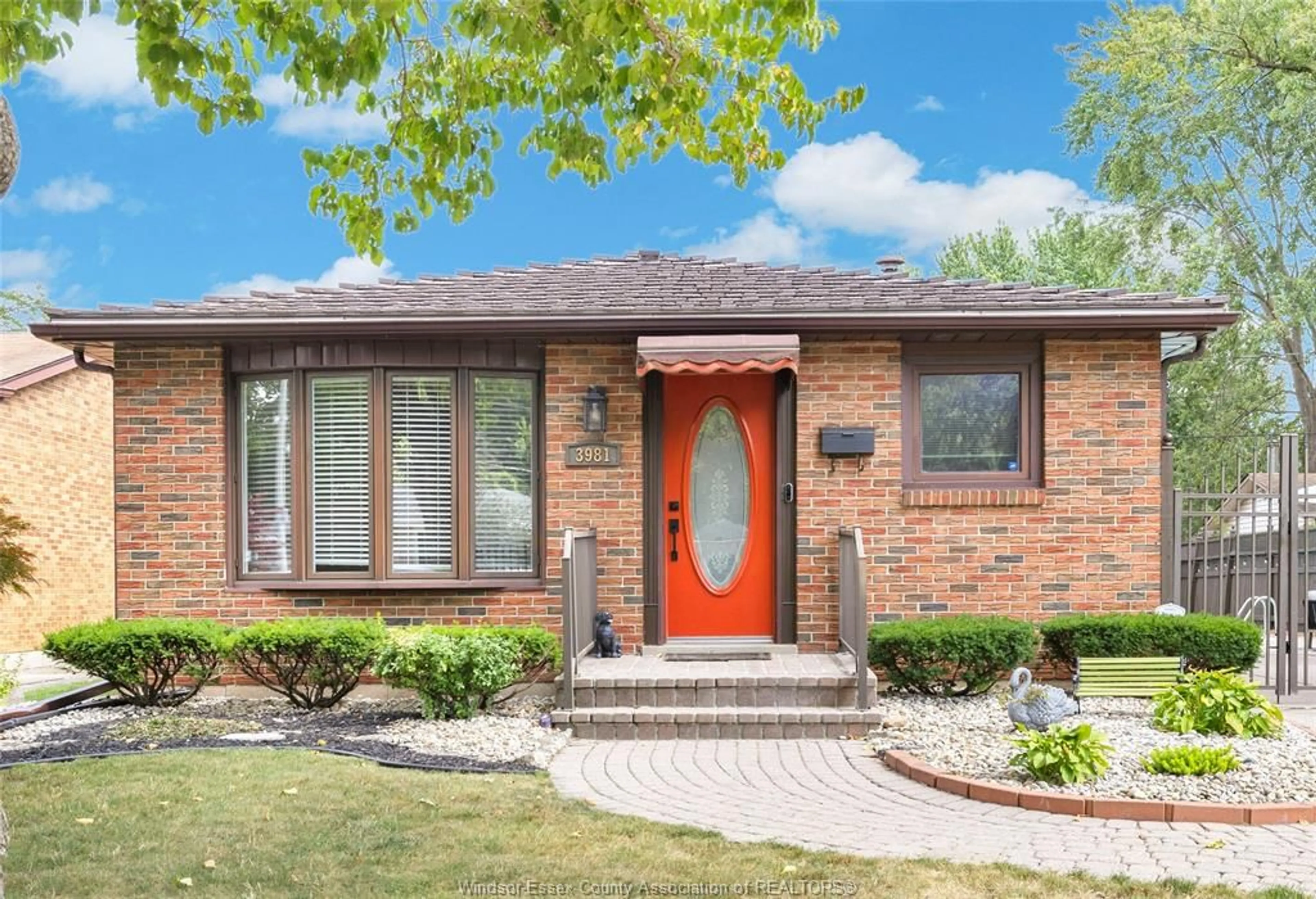 Home with brick exterior material, street for 3981 WHITNEY, Windsor Ontario N9C 2C7