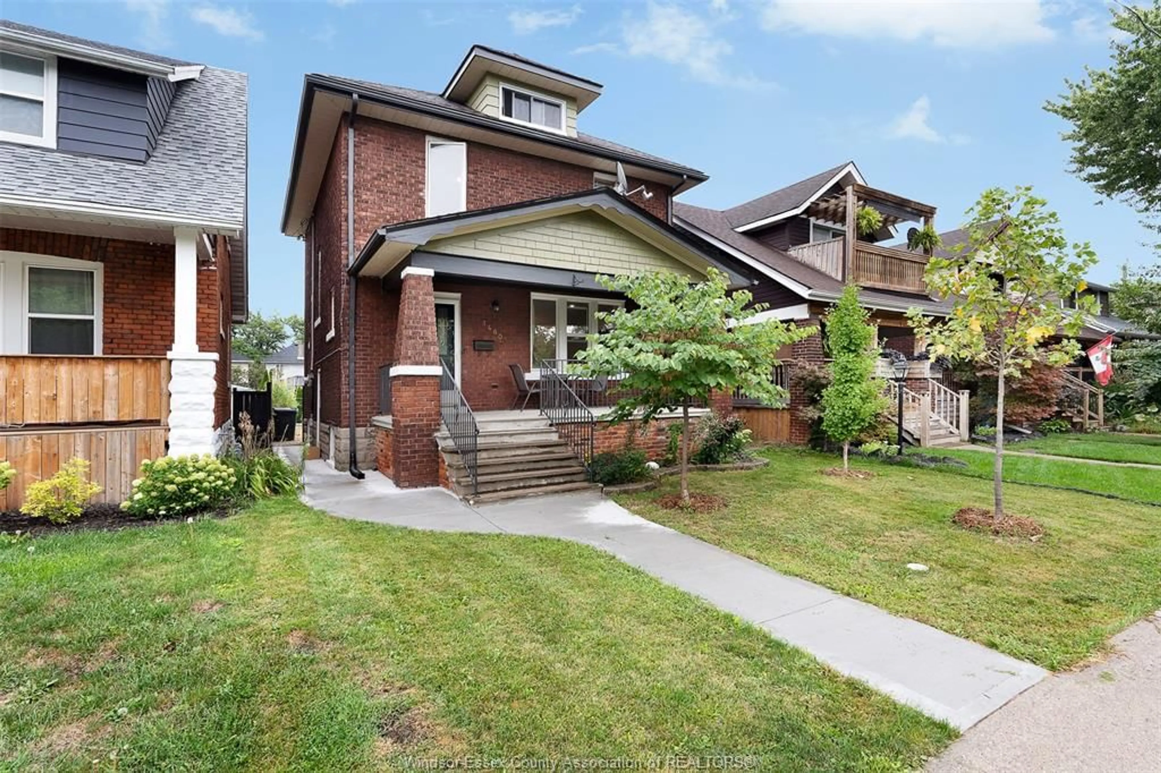 Home with brick exterior material, street for 1460 MOY, Windsor Ontario N8X 4S8
