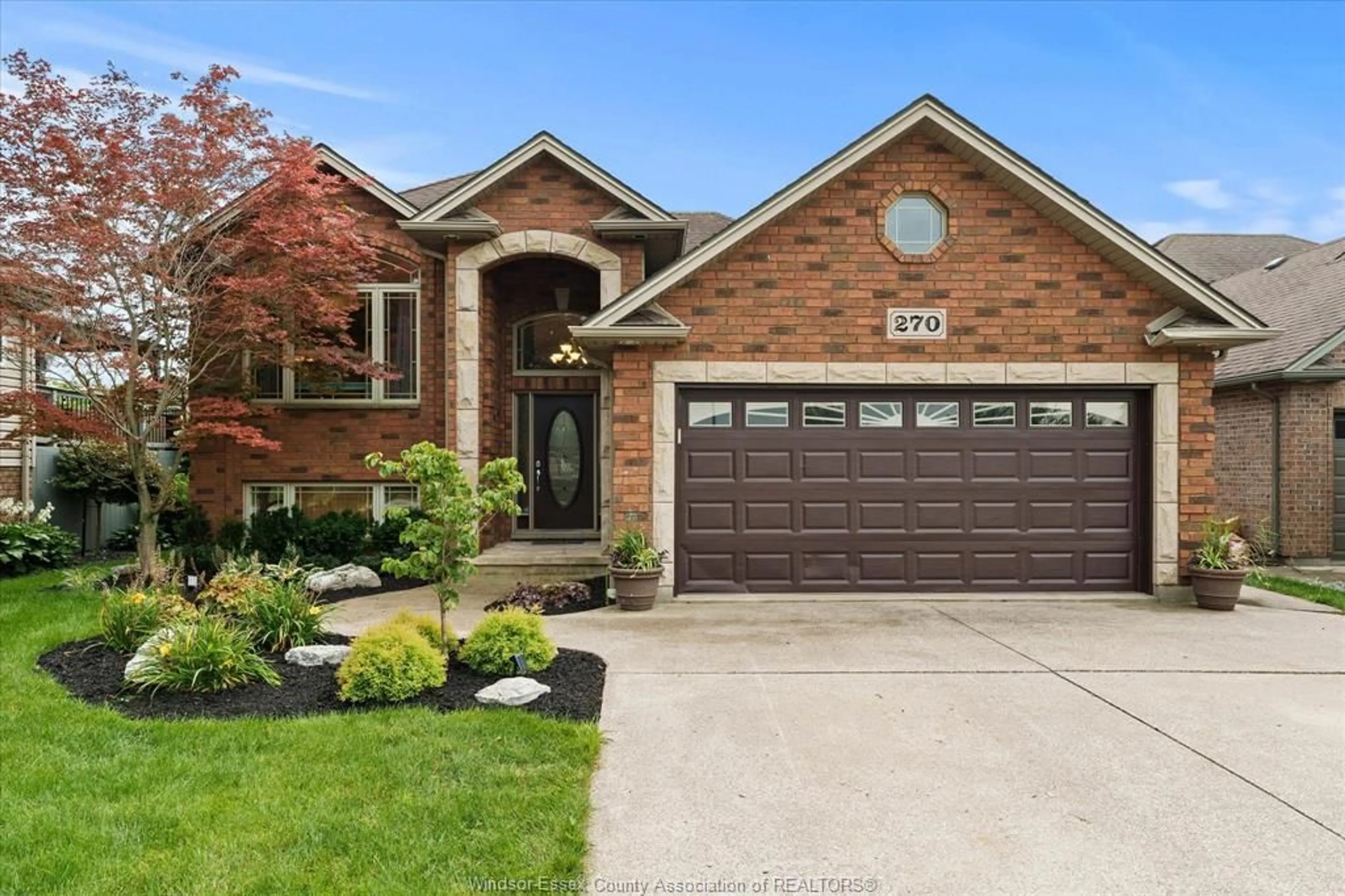 Home with brick exterior material, street for 270 ST. PETER, Belle River Ontario N8L 0N7