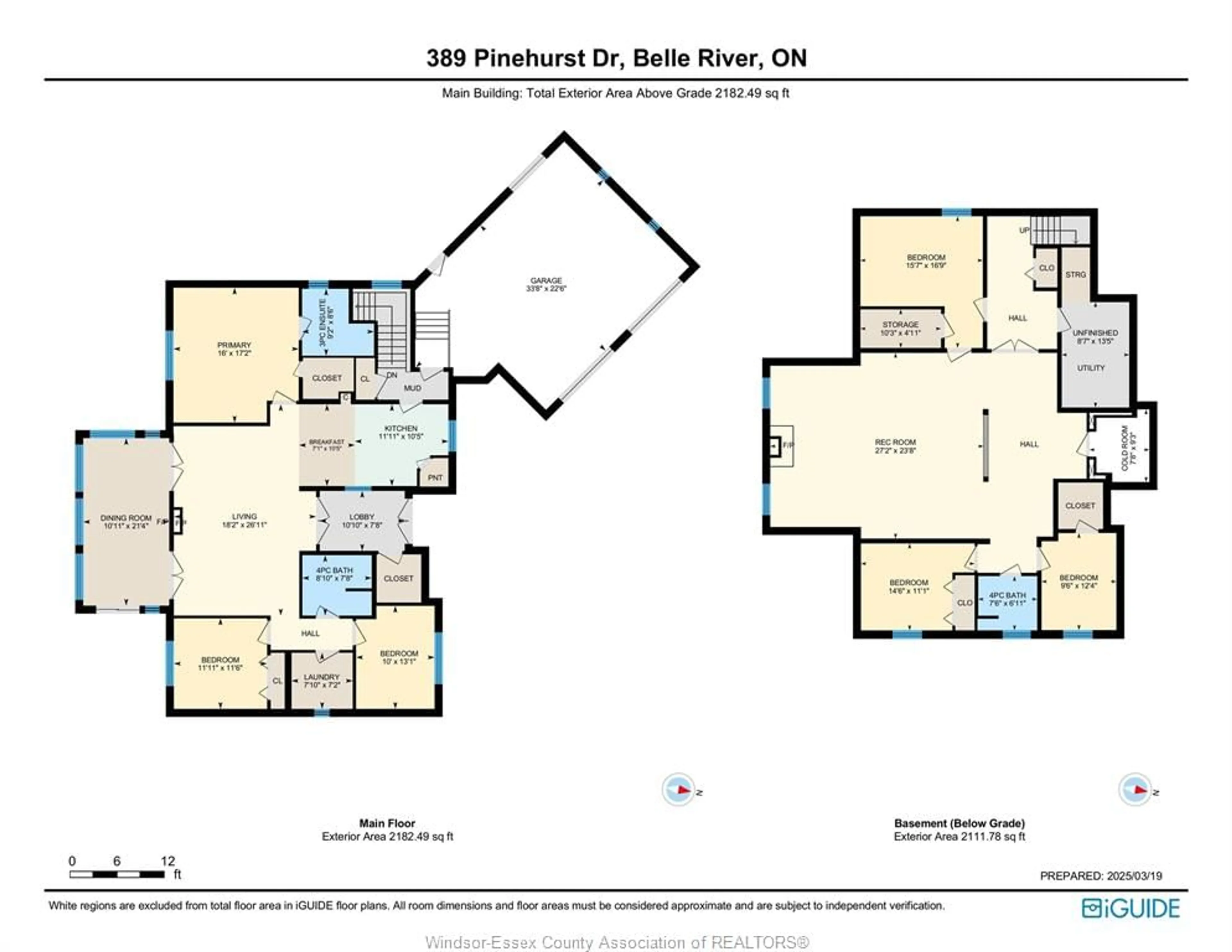 Floor plan for 389 PINEHURST Dr, Lakeshore Ontario N8L 0X4