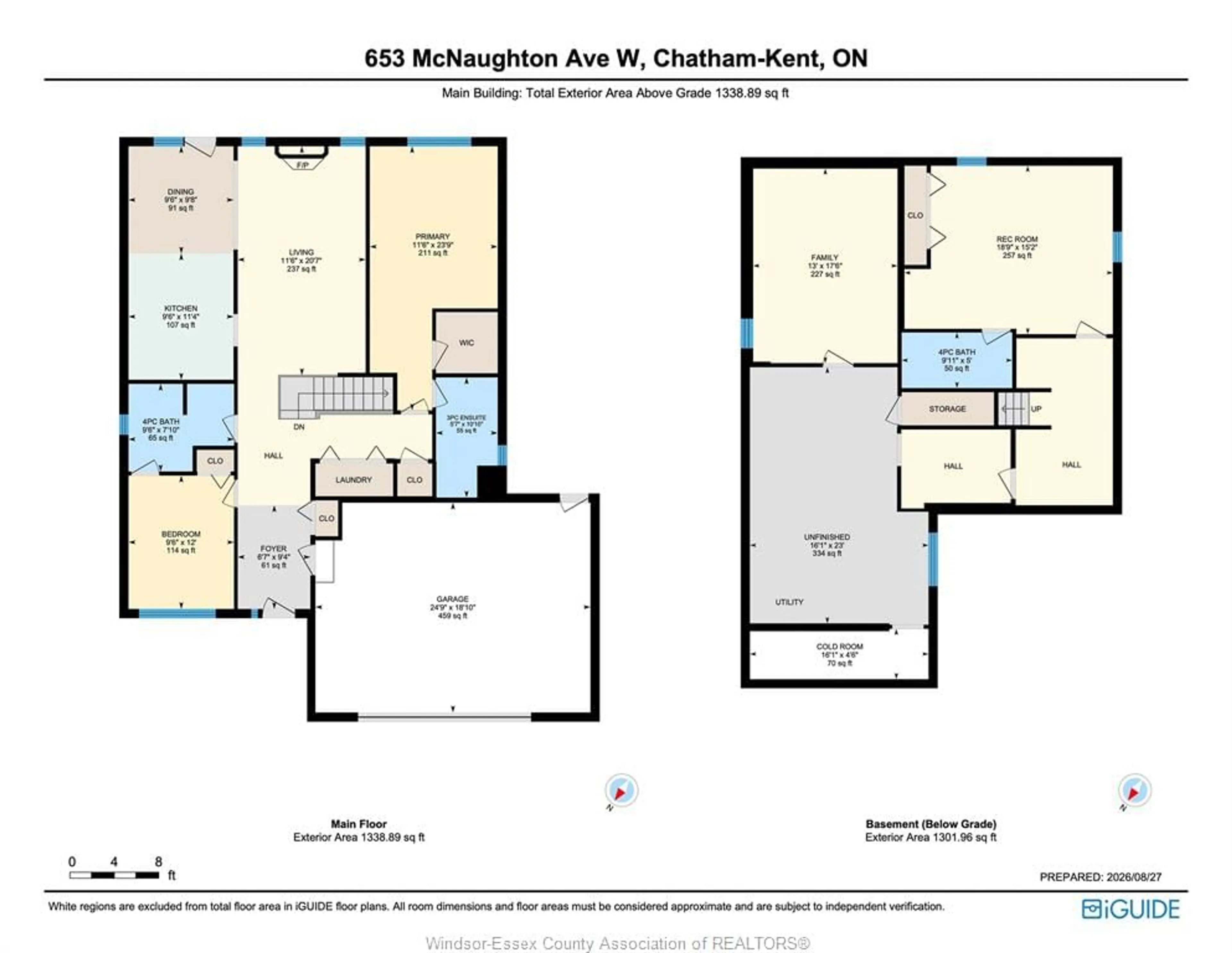 Floor plan for 653 McNaughton Ave, Chatham Ontario N7L 5P7