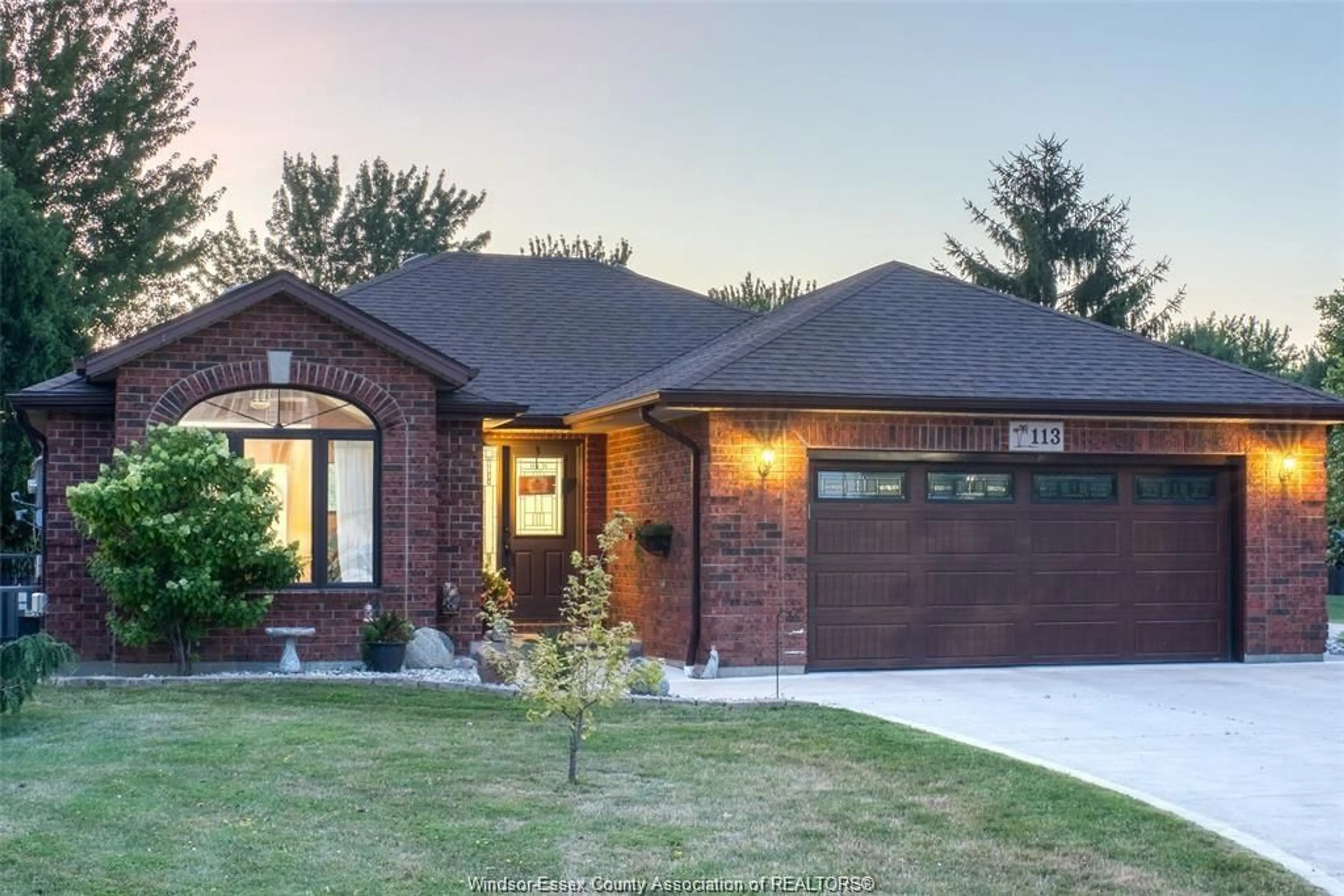 Home with brick exterior material, street for 113 BEACH Crt, Stoney Point Ontario N0R 1N0