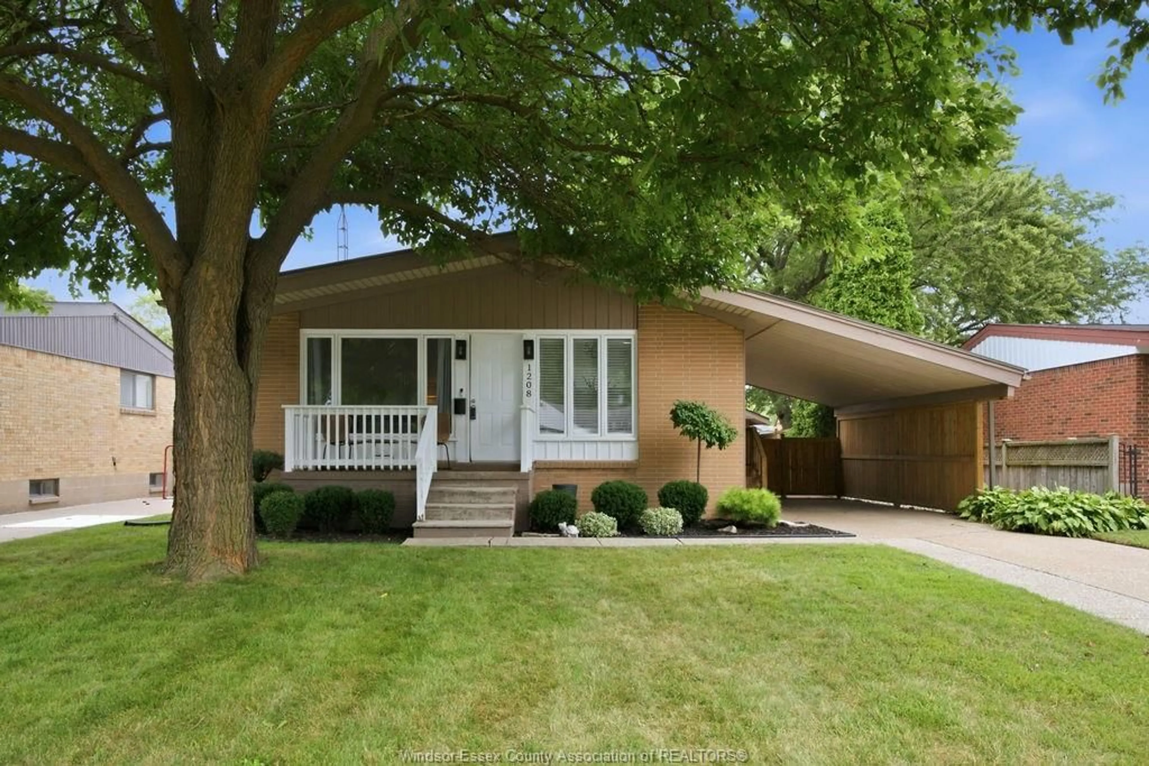 Home with brick exterior material, street for 1208 BELLEPERCHE, Windsor Ontario N8S 3C5