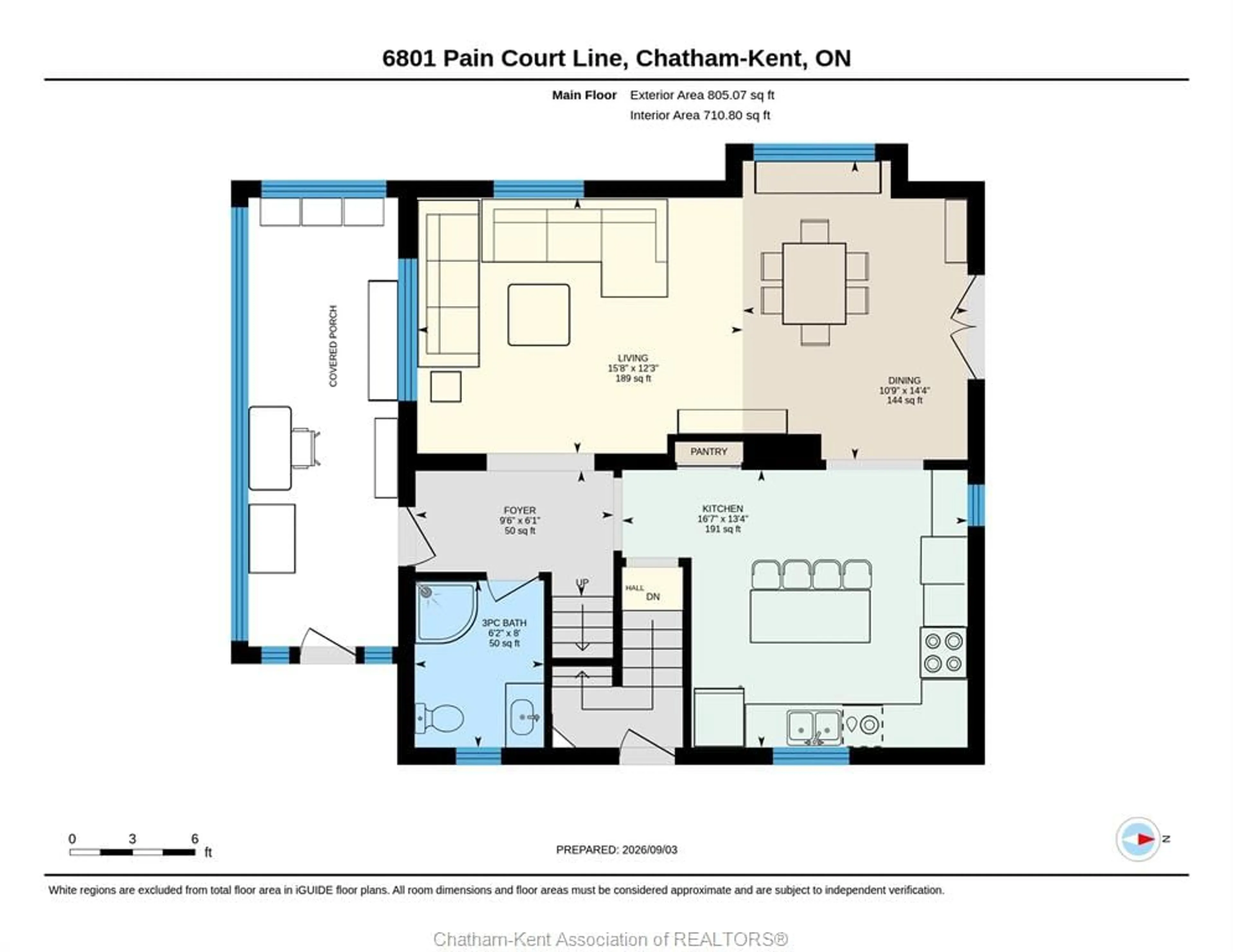 Floor plan for 6801 Pain Court Line, Pain Court Ontario N0P 1Z0