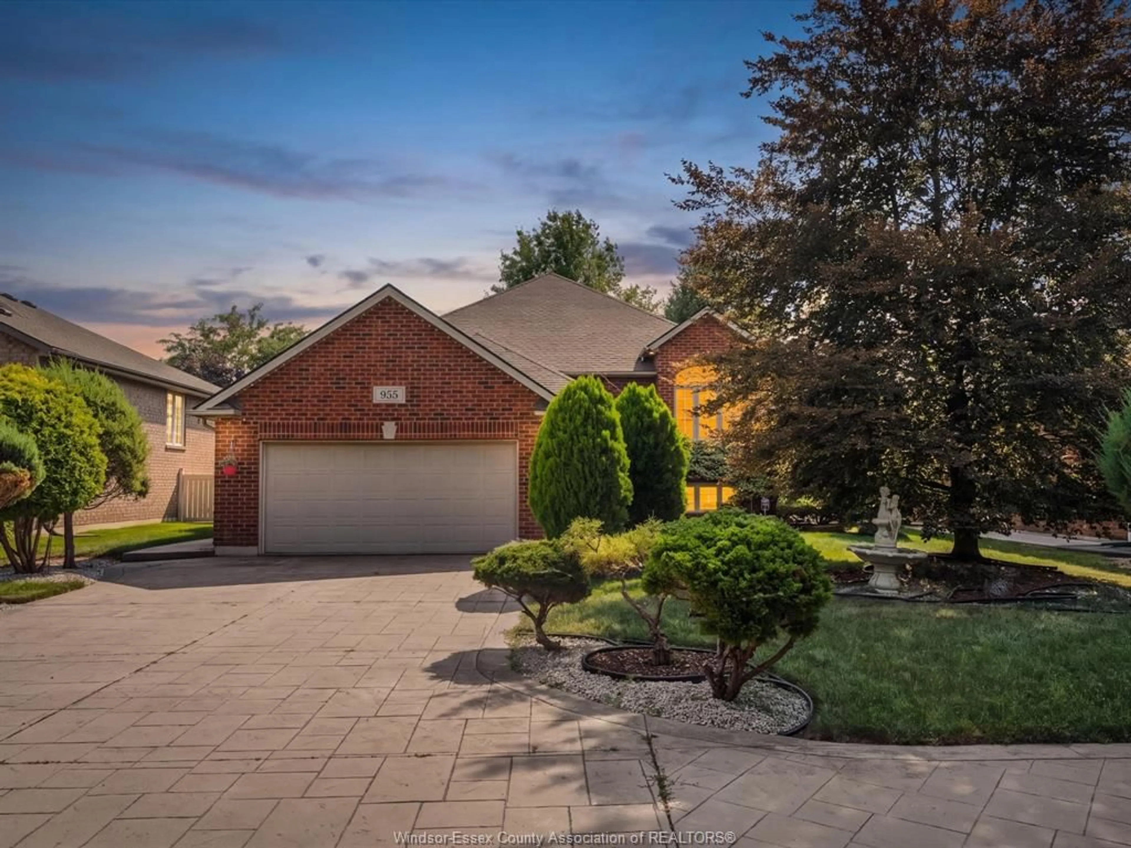 Home with brick exterior material, street for 955 N Talbot Rd, Windsor Ontario N9G 1M8