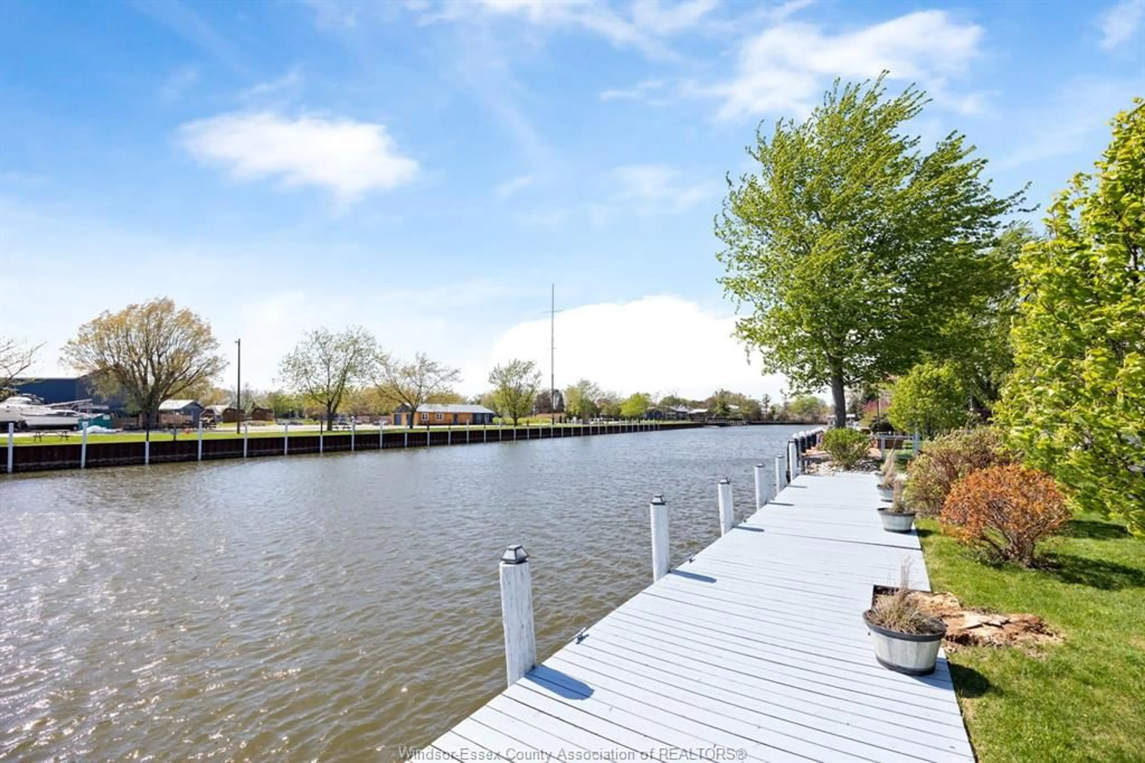 A pic from outside/outdoor area/front of a property/back of a property/a pic from drone, water/lake/river/ocean view for 19085 BLUE WATER Ave, Lakeshore Ontario N0P 2L0