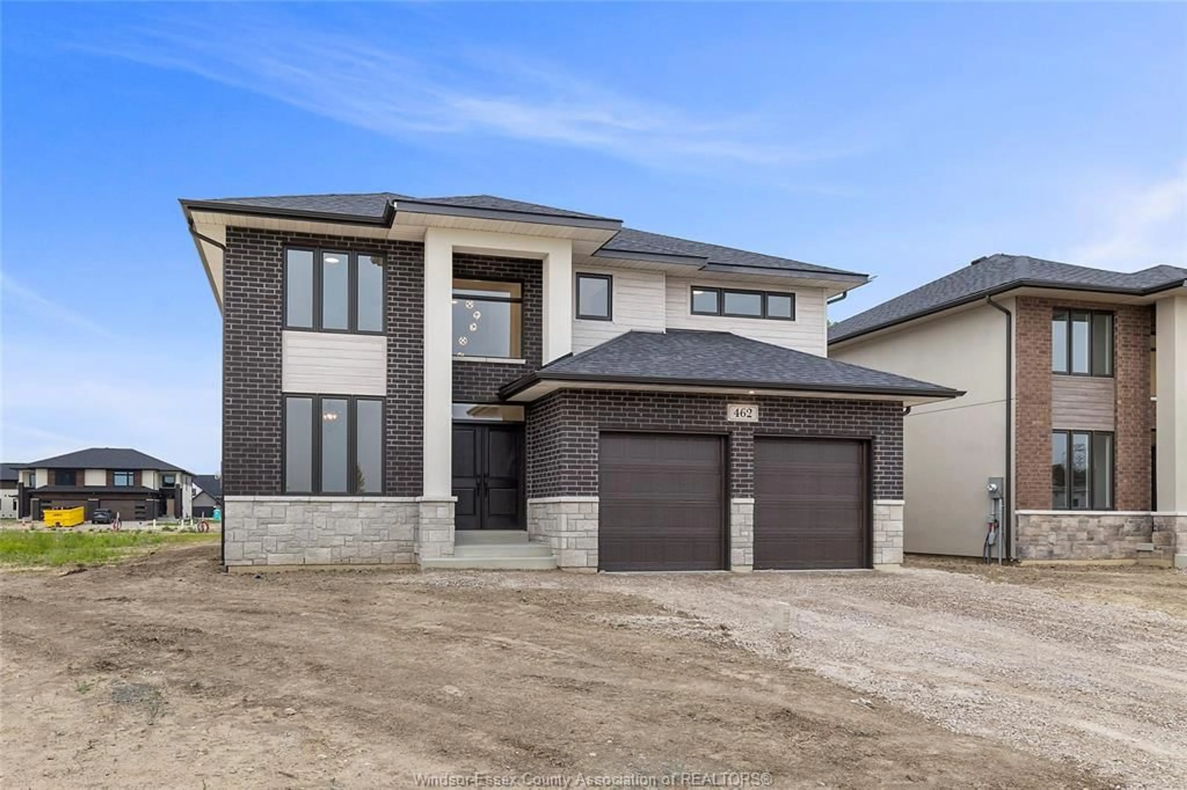 Home with brick exterior material, street for 460 MARLA Cres, Lakeshore Ontario N0R 1A0