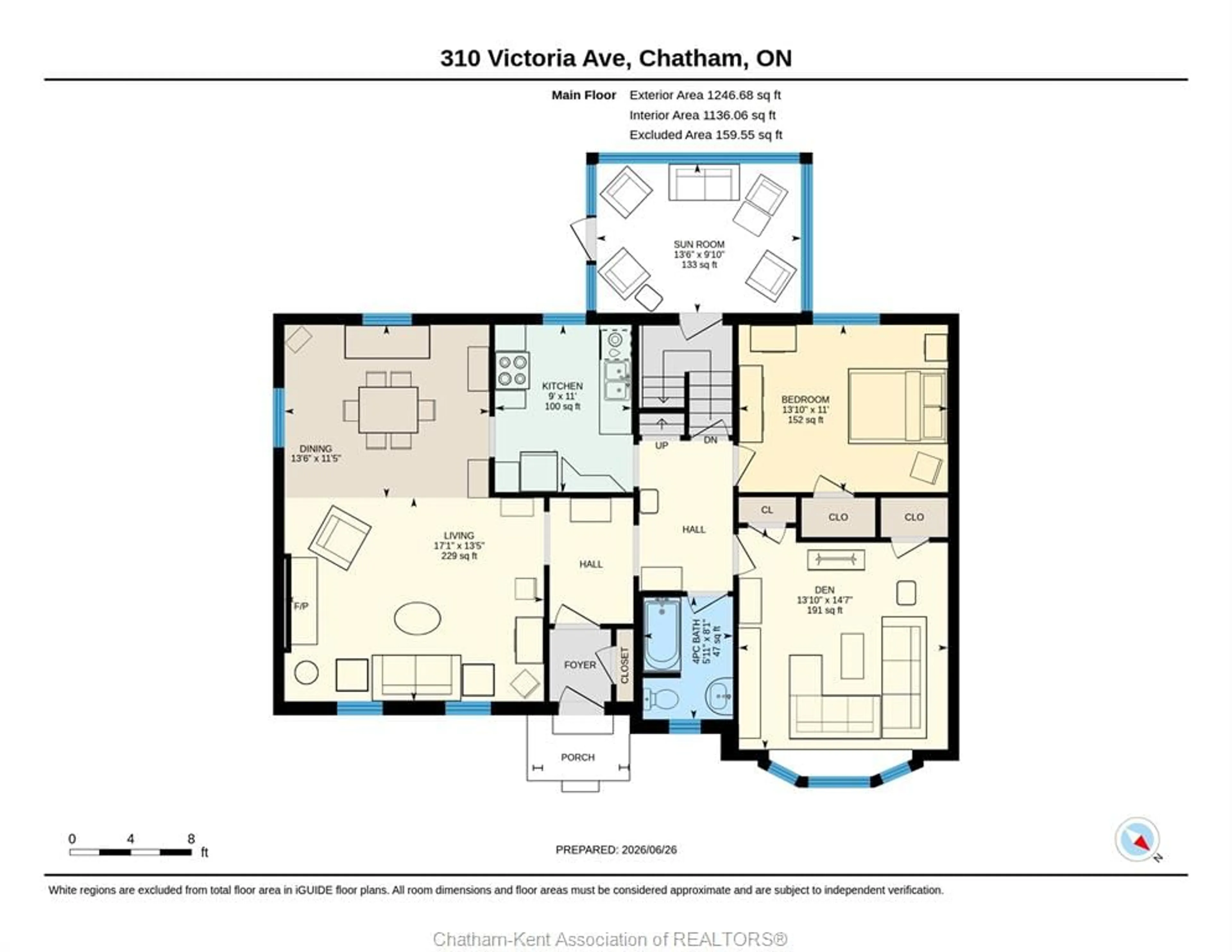 Floor plan for 310 VICTORIA Ave, Chatham Ontario N7L 3A9