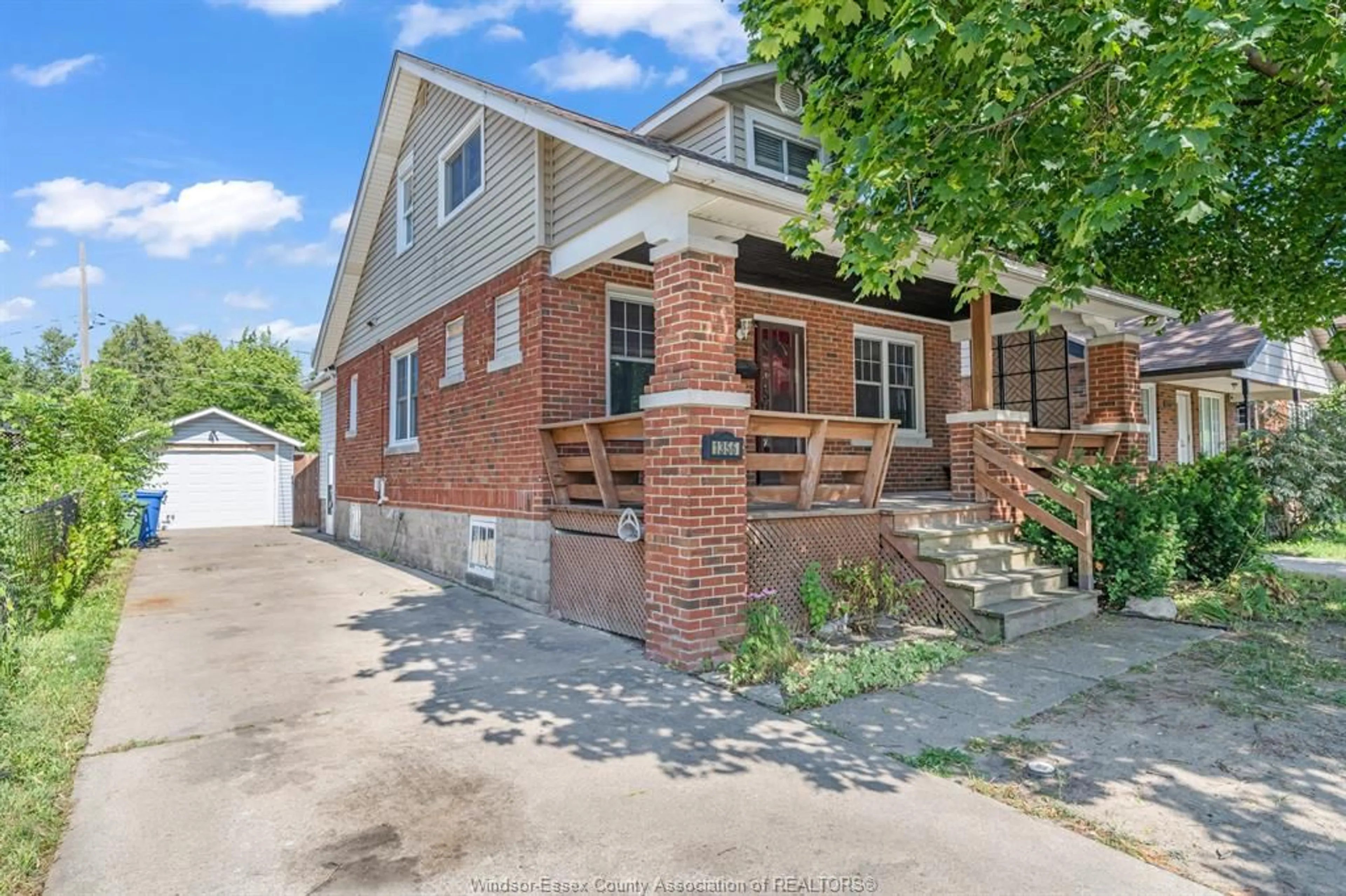 Home with brick exterior material, street for 1356 PILLETTE, Windsor Ontario N8Y 3B9