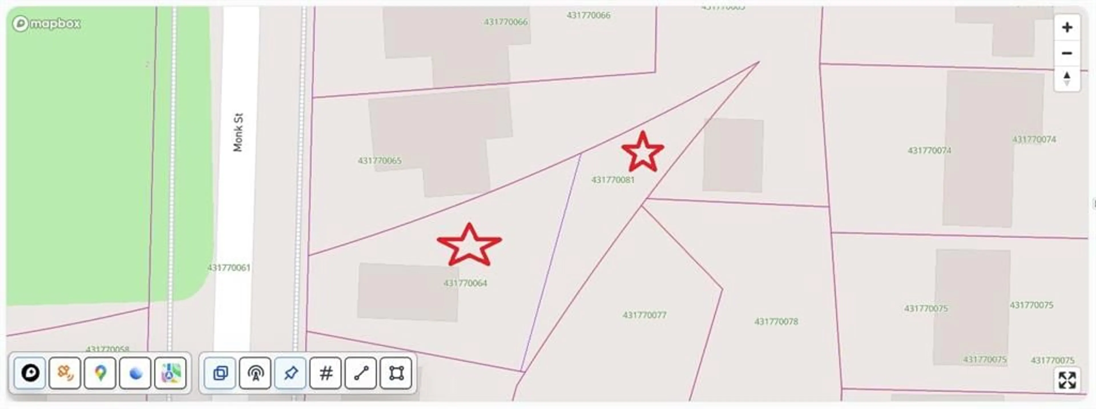 Picture of a map for 19 MONK St, Point Edward Ontario N7V 1M5