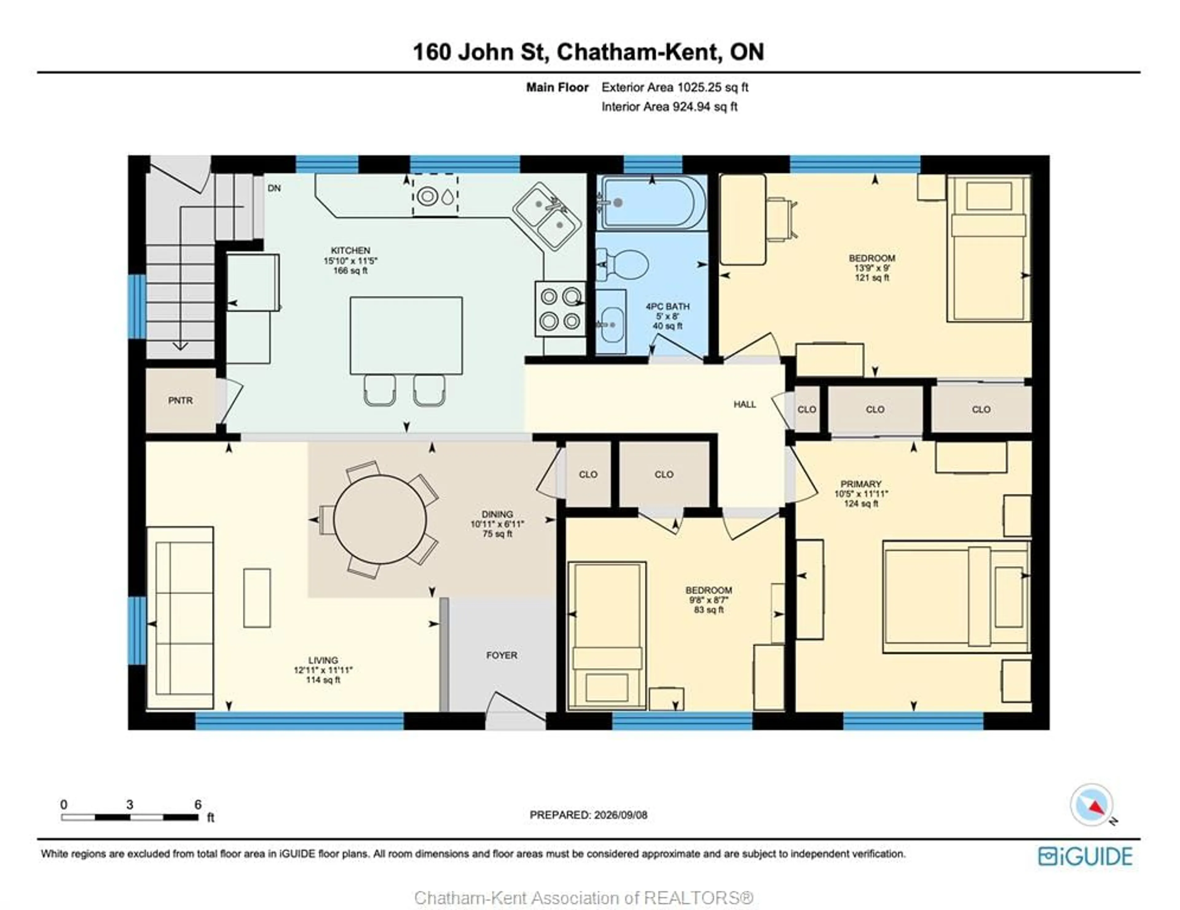 Floor plan for 160 John St, Chatham Ontario N7M 5C1