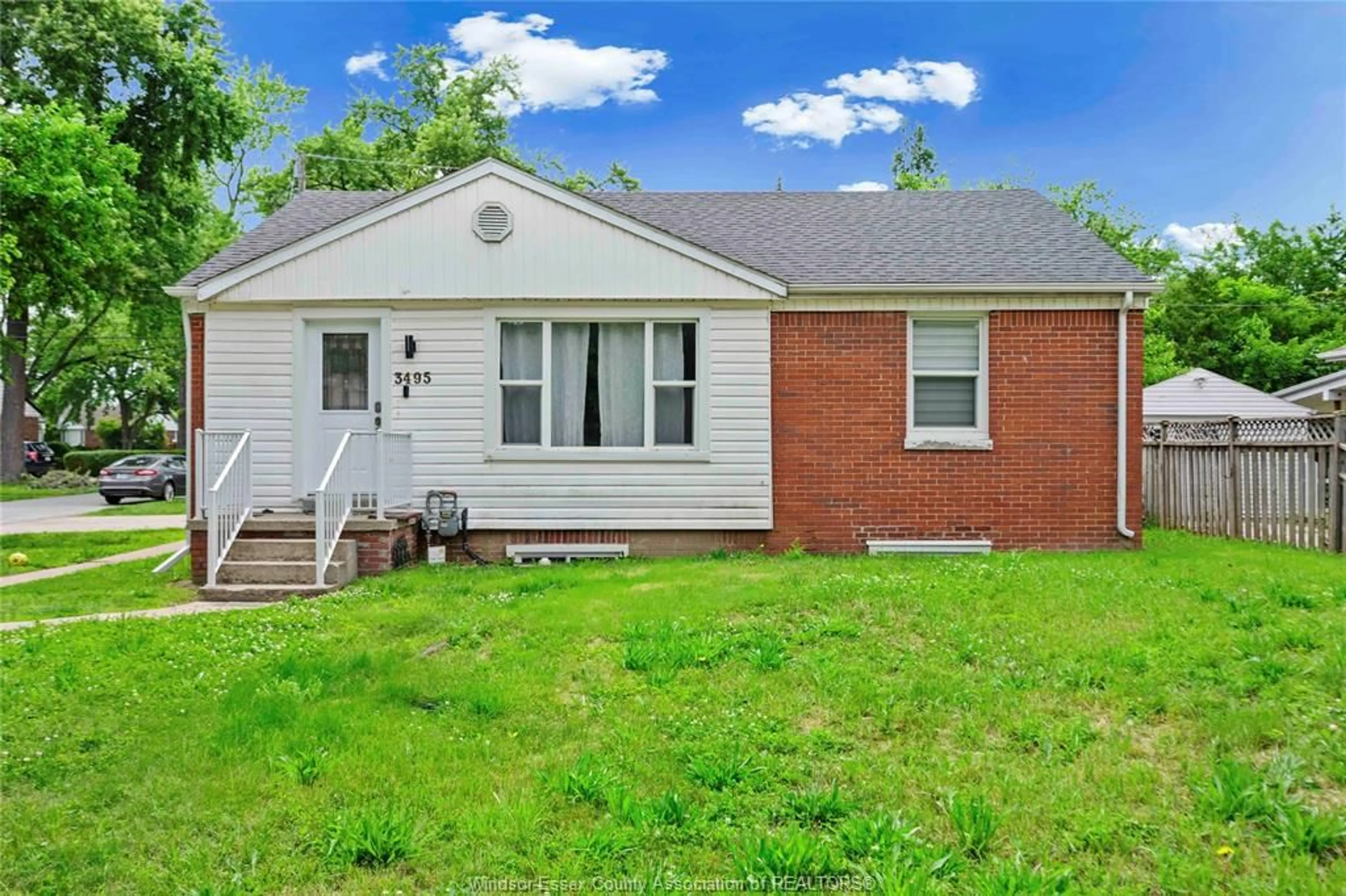 Home with brick exterior material, street for 3495 LONGFELLOW Ave, Windsor Ontario N9E 2L8
