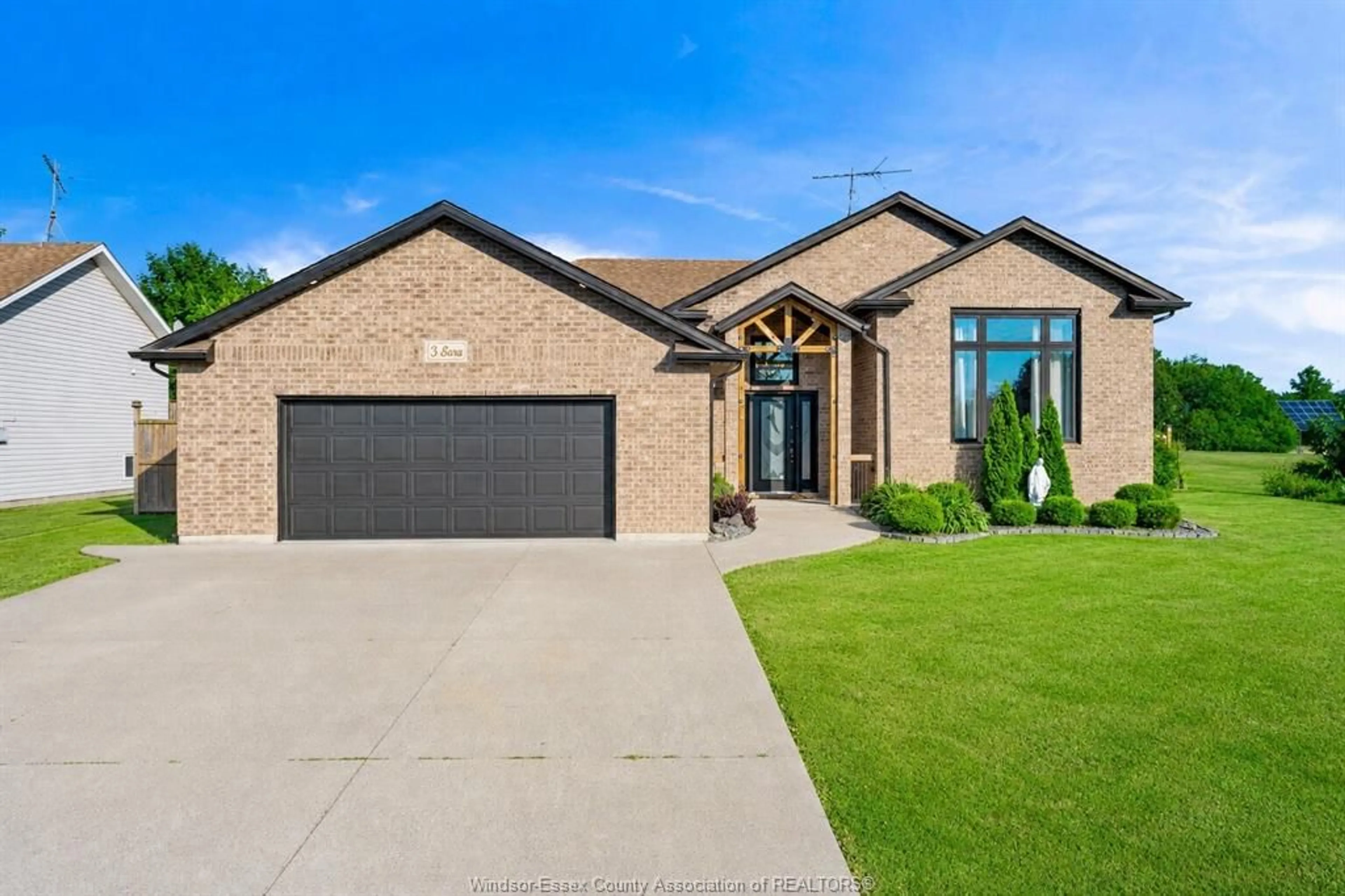 Home with brick exterior material, street for 3 SARA Blvd, Cottam Ontario N0R 1B0