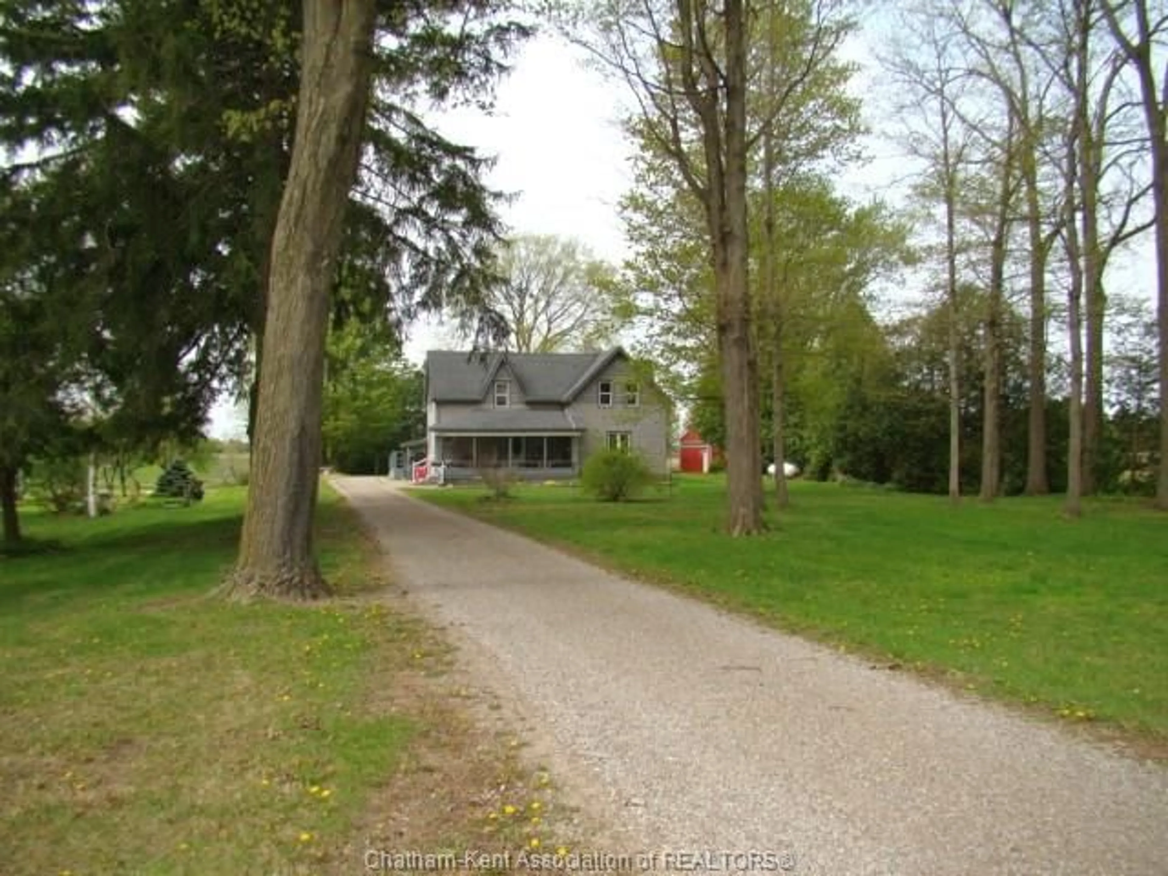 A pic from outside/outdoor area/front of a property/back of a property/a pic from drone, street for 22054 KNOLL Rd, Orford Township Ontario N0P 2K0