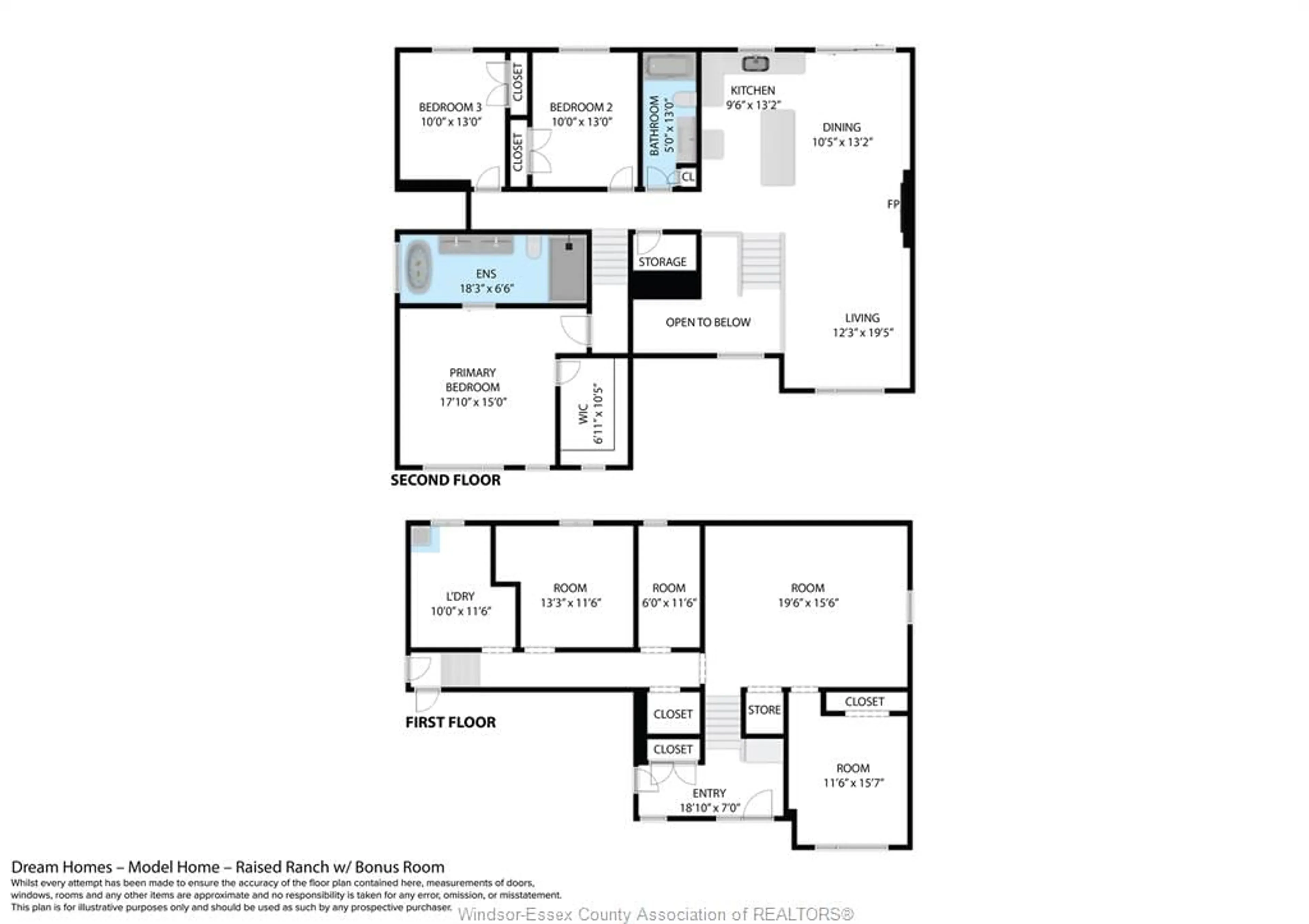 Floor plan for 8336 Annie, McGregor Ontario N0R 1J0