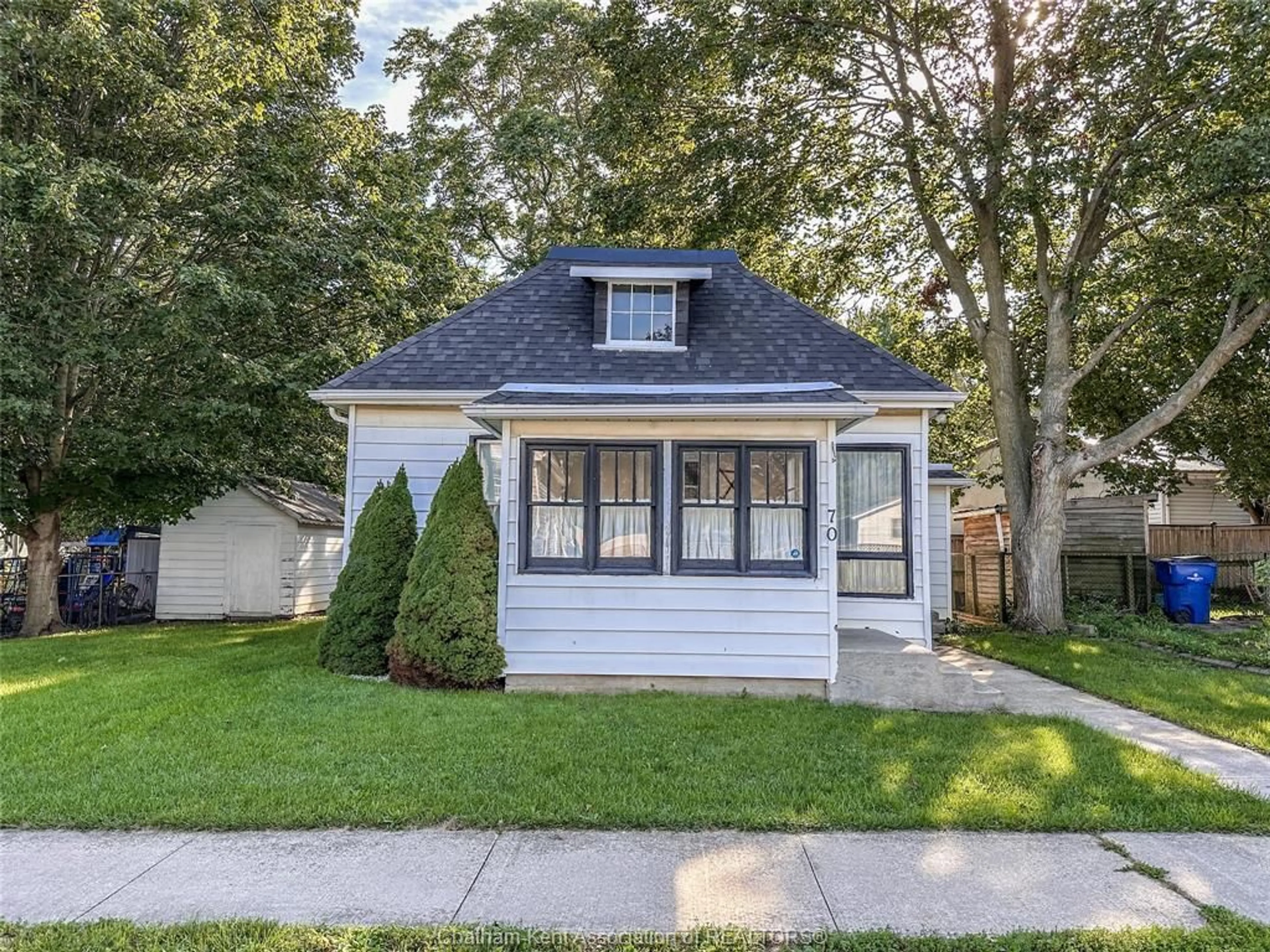 Home with vinyl exterior material, street for 70 McGeorge St, Blenheim Ontario N0P 1A0