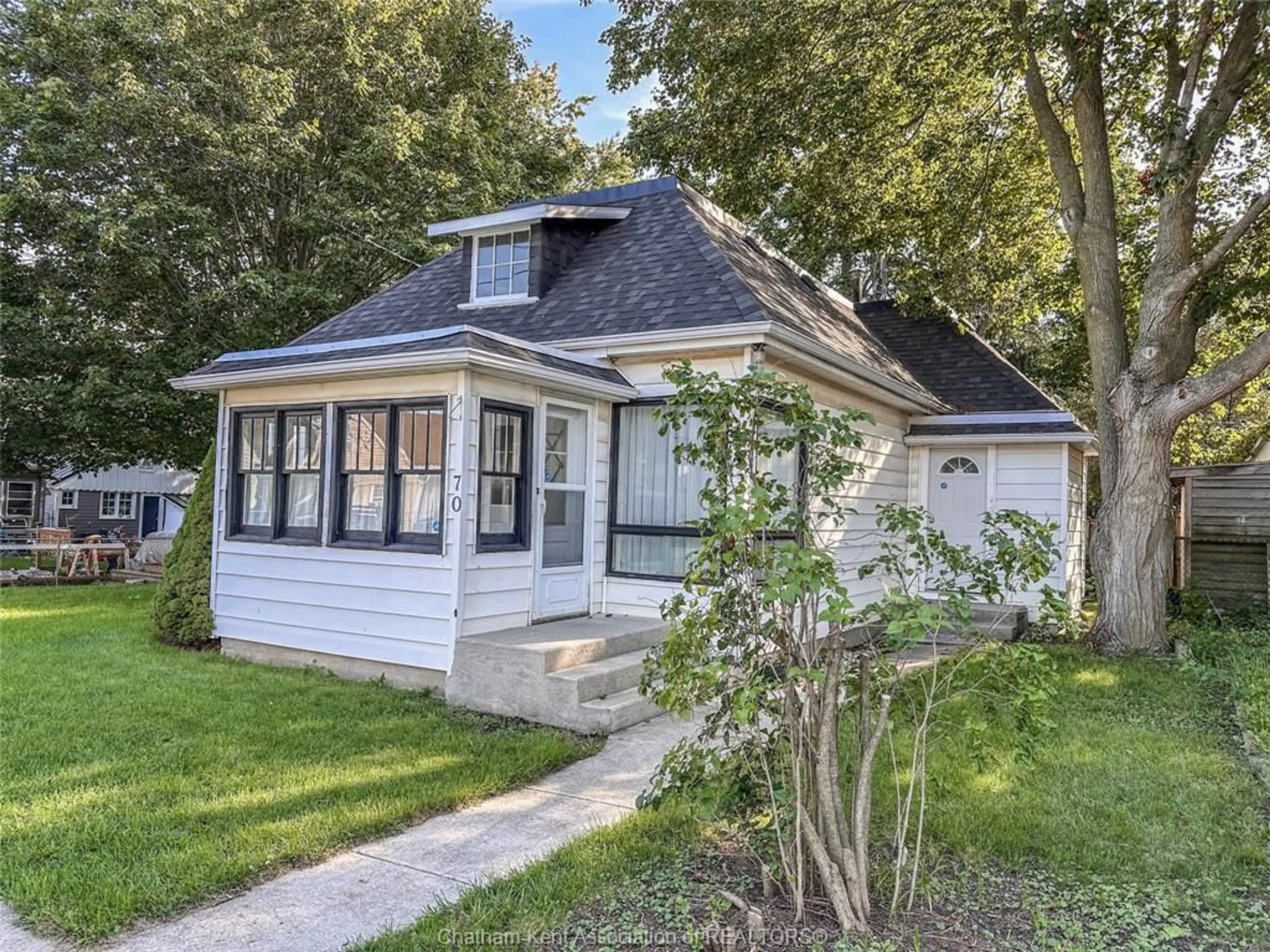 Home with vinyl exterior material, street for 70 McGeorge St, Blenheim Ontario N0P 1A0