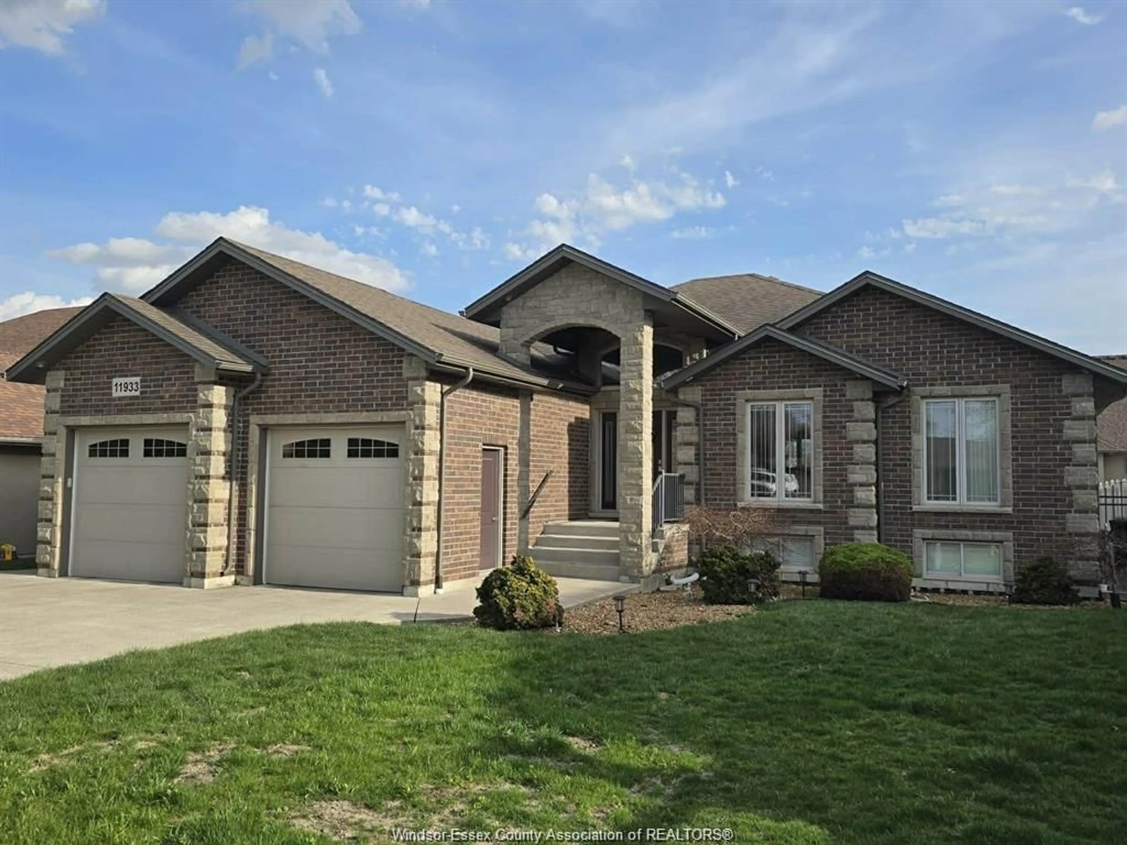 Home with brick exterior material, street for 11933 MAISONNEUVE St, Tecumseh Ontario N8N 1R2