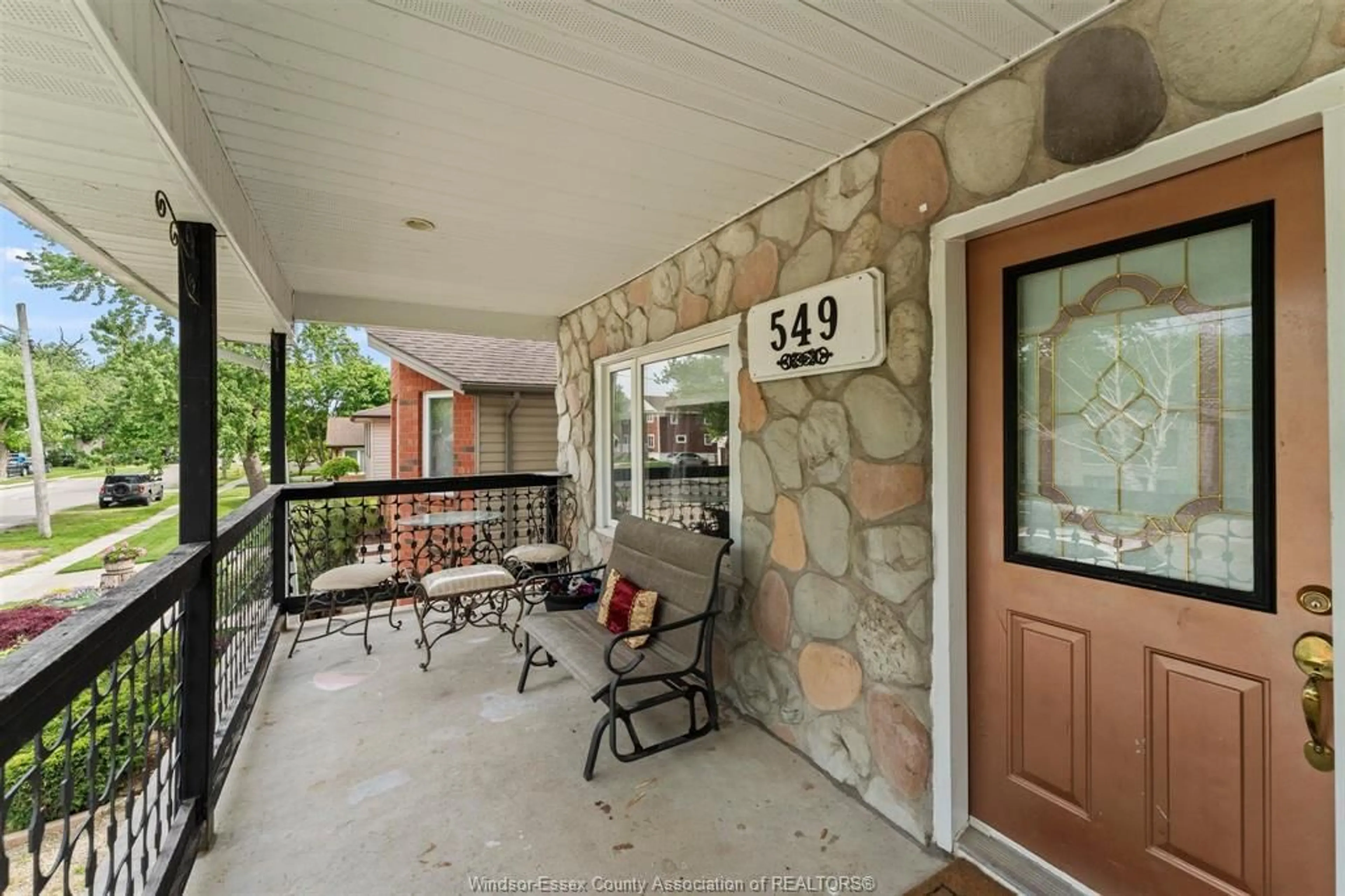 Patio, street for 549 CLOVER, Windsor Ontario N8P 1C5