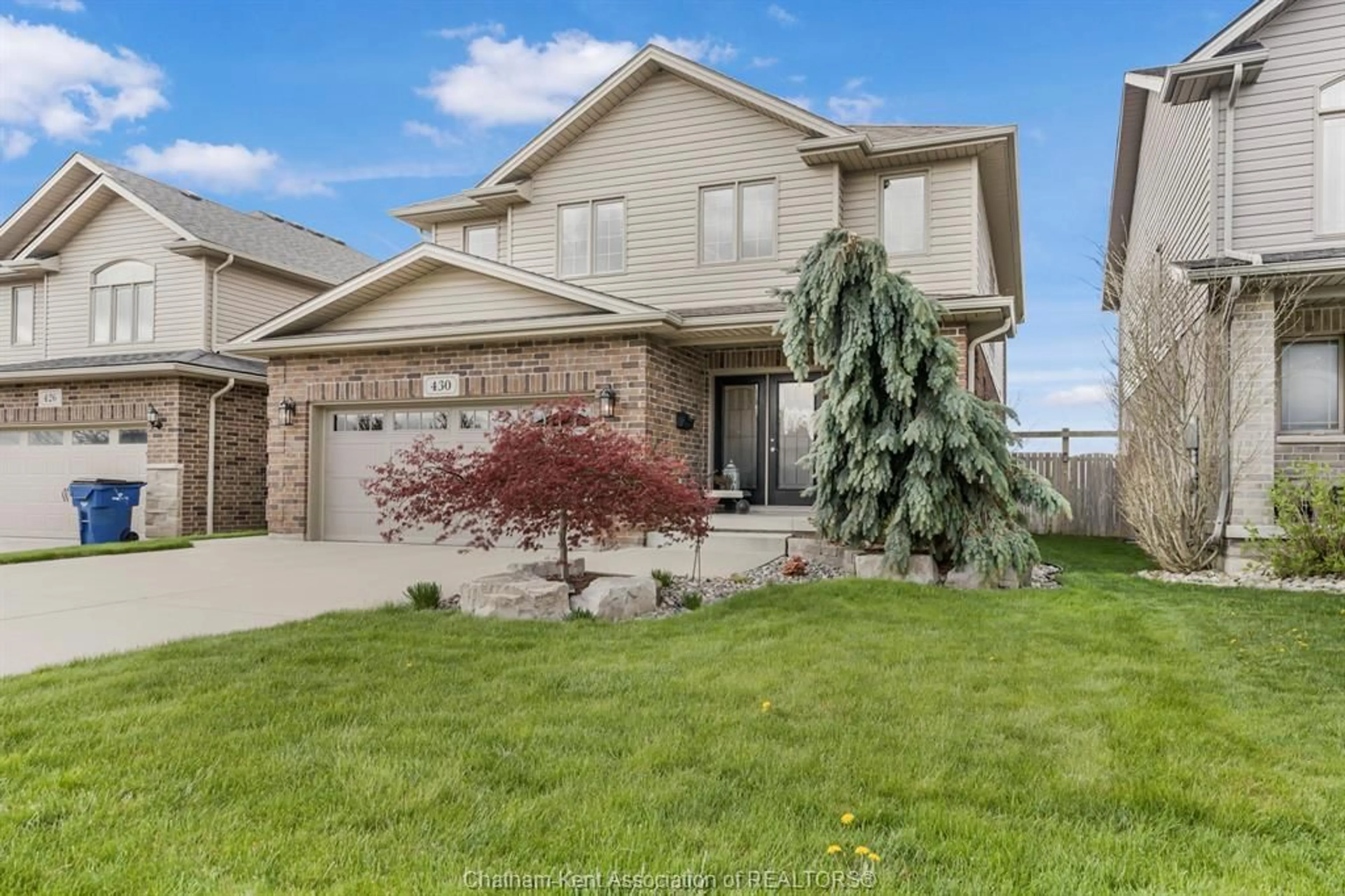 Home with brick exterior material, street for 430 TWILIGHT Trail, Chatham Ontario N7L 0B9