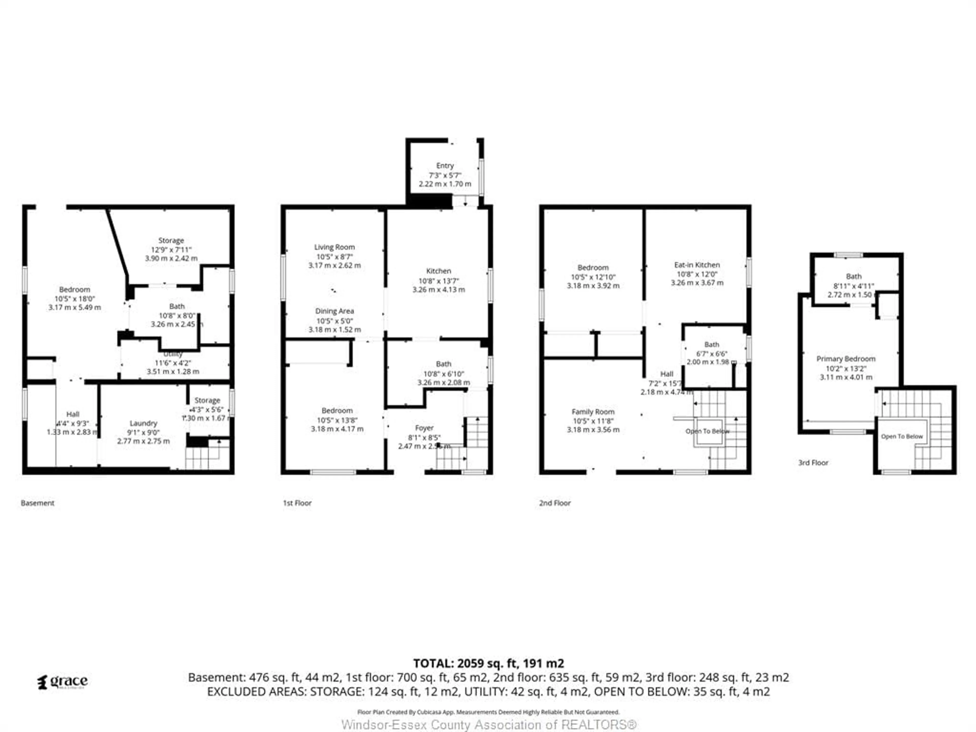Floor plan for 48 BROCK St, Oshawa Ontario L1G 1P9