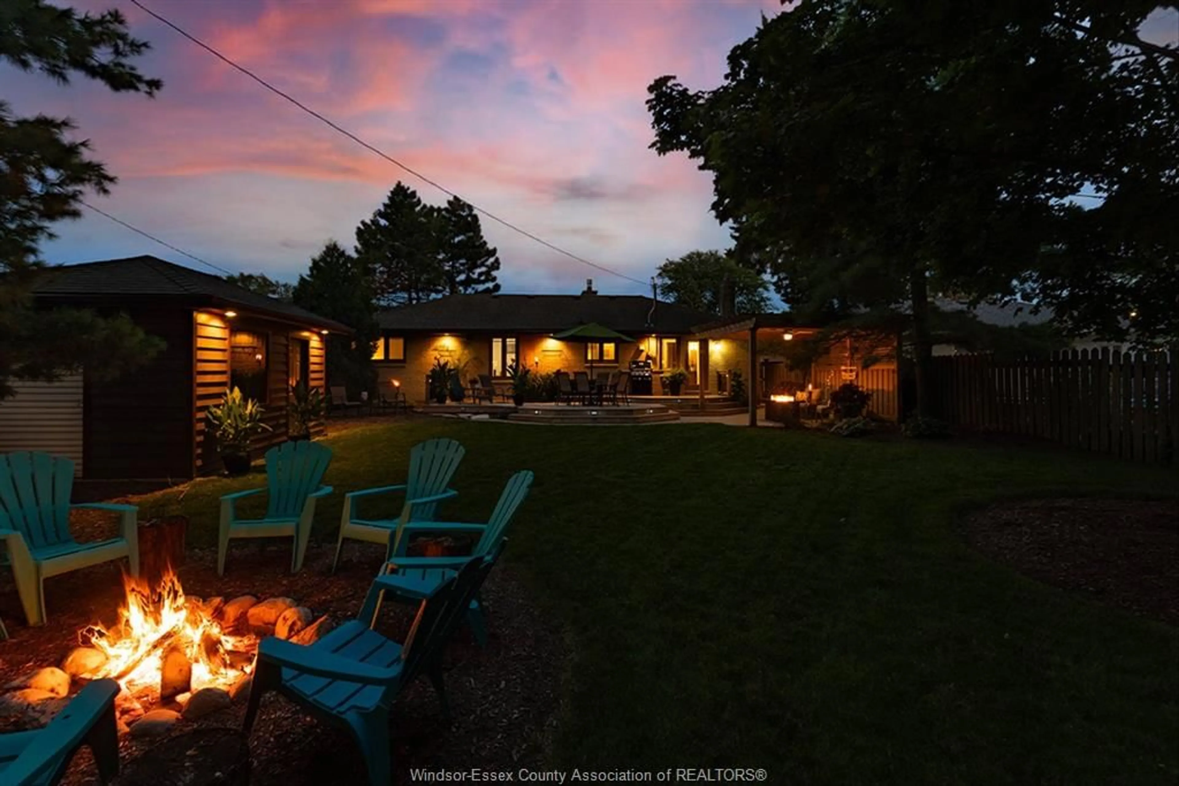 Patio, mountain view for 345 GRACE Rd, Tecumseh Ontario N8N 2G6