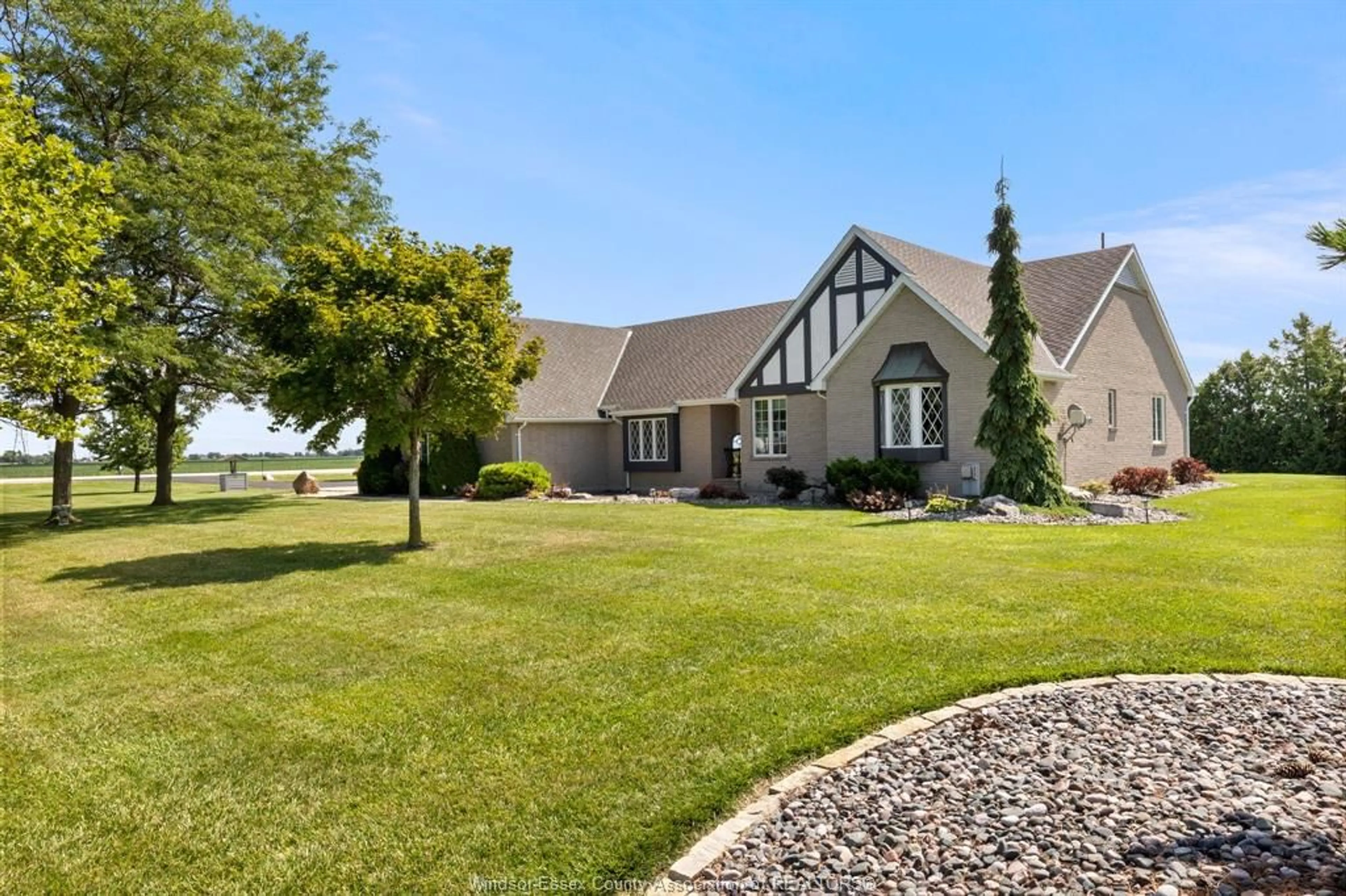 A pic from outside/outdoor area/front of a property/back of a property/a pic from drone, water/lake/river/ocean view for 23360 KING & WHITTLE Rd, Tilbury Ontario N0P 2L0