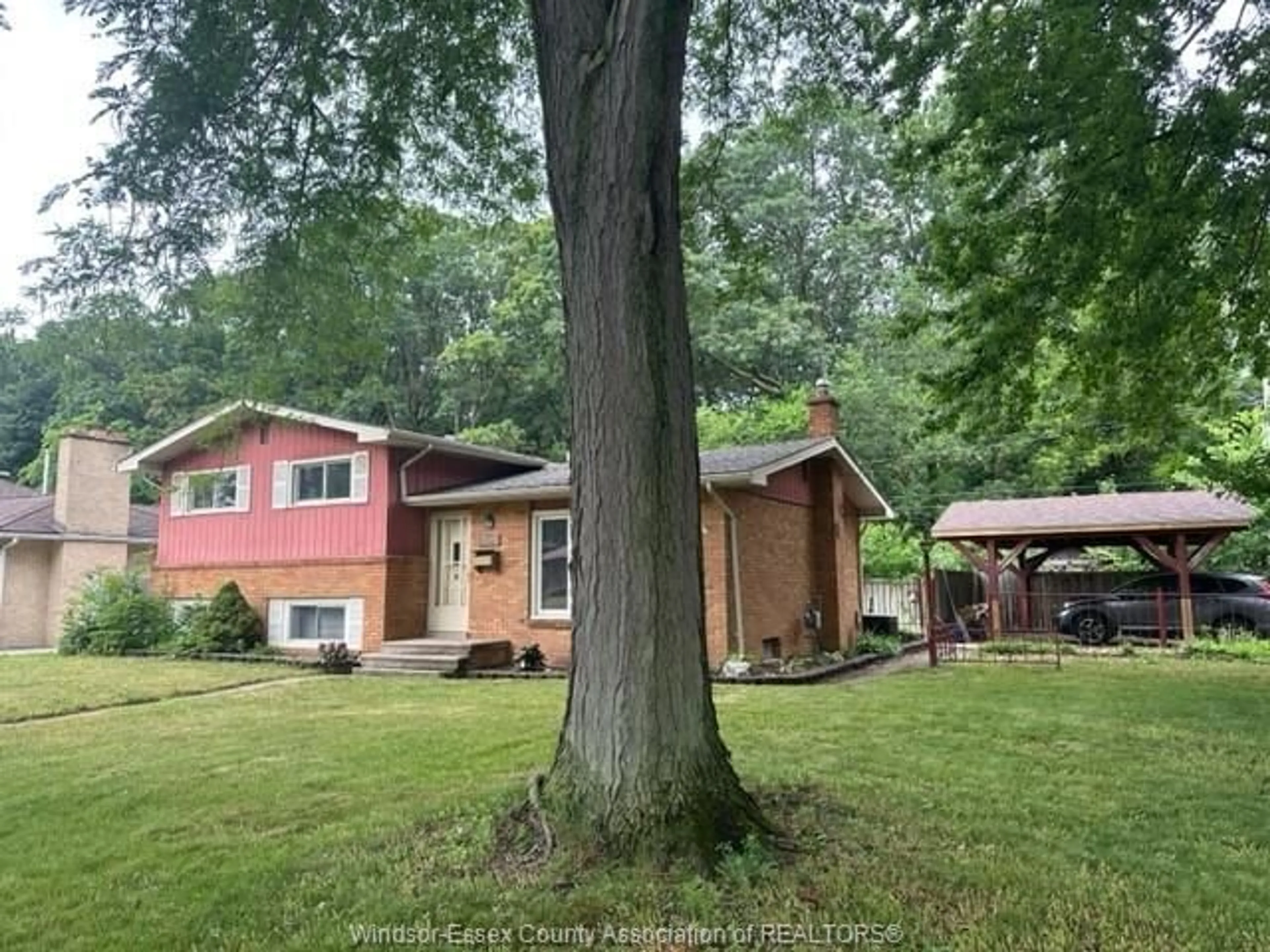 A pic from outside/outdoor area/front of a property/back of a property/a pic from drone, forest/trees view for 3505 ASKIN, Windsor Ontario N9E 3K1