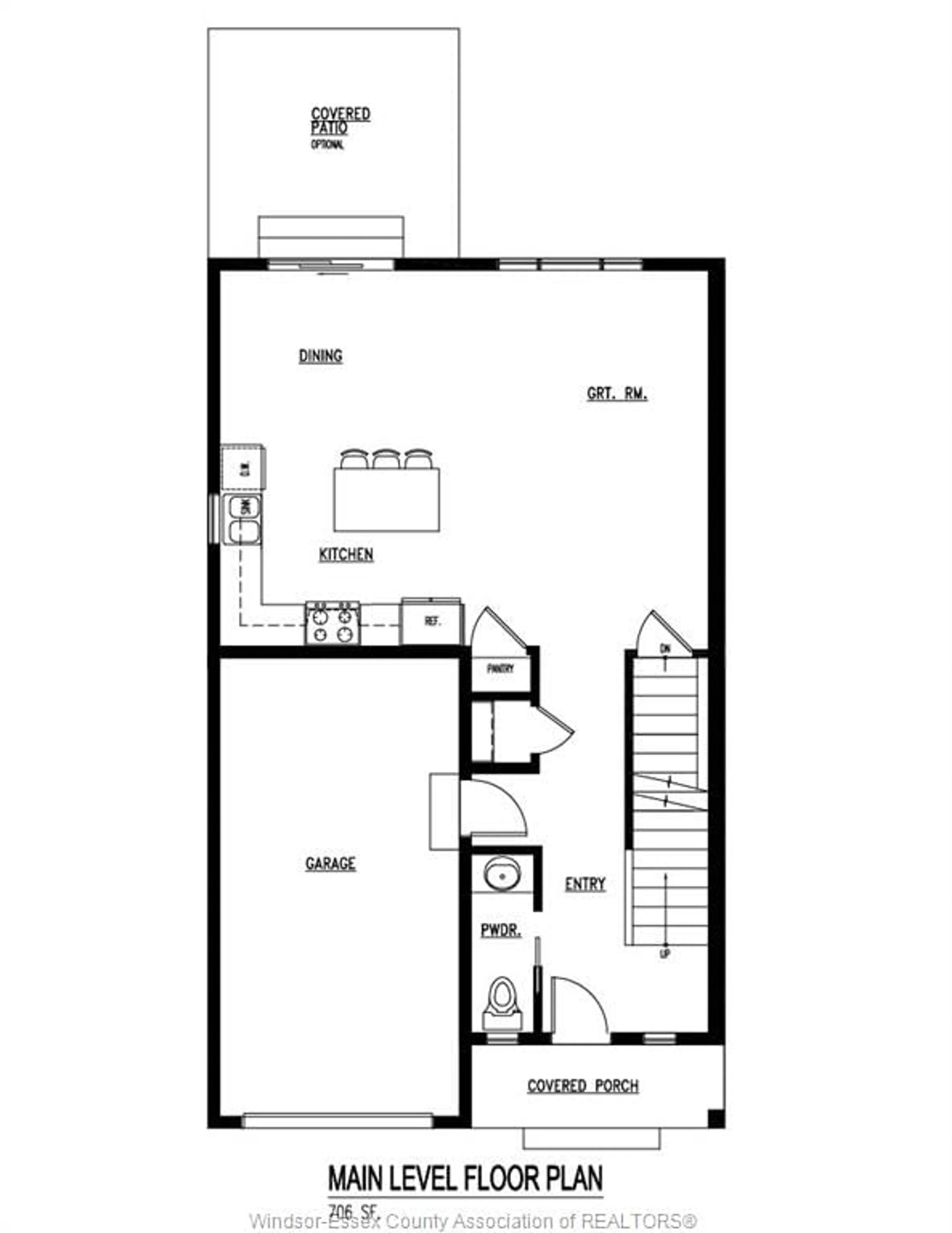 Floor plan for 144 FORT St, Amherstburg Ontario N9V 1B8