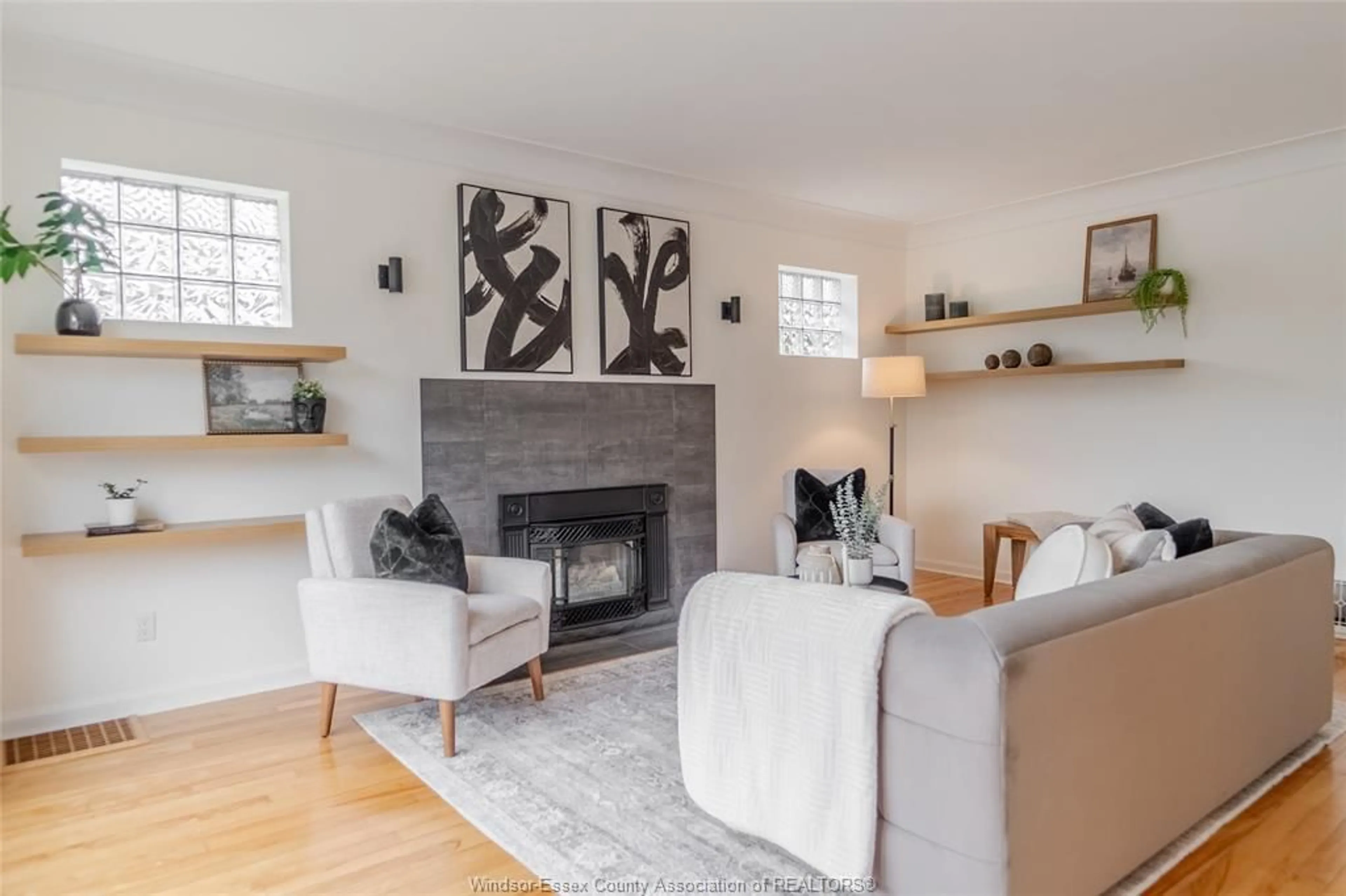 Living room with furniture, unknown for 2333 Kildare Rd, Windsor Ontario N8W 2X6