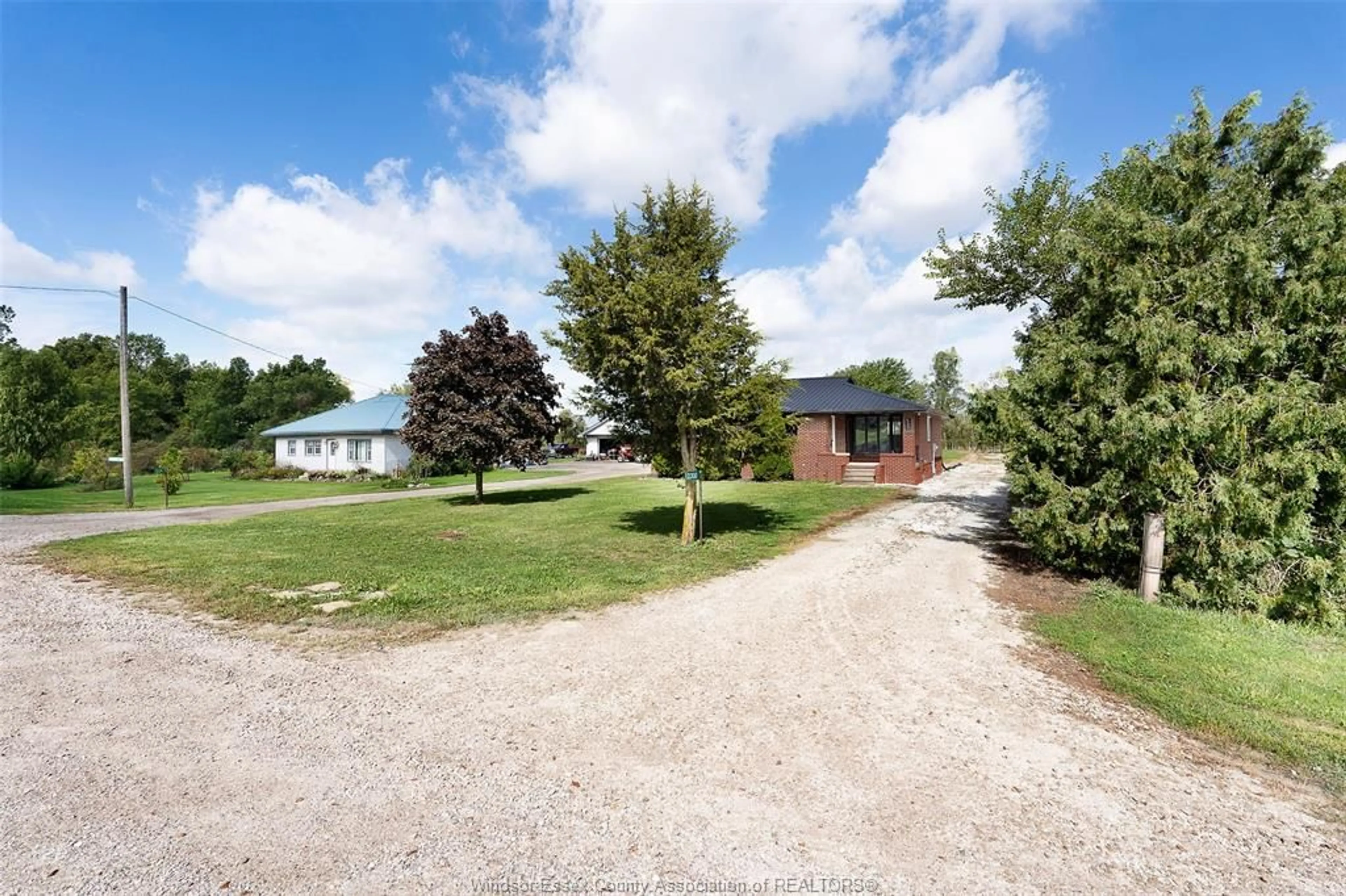 A pic from outside/outdoor area/front of a property/back of a property/a pic from drone, unknown for 2300 COUNTY RD 12, Essex Ontario N8M 2X6