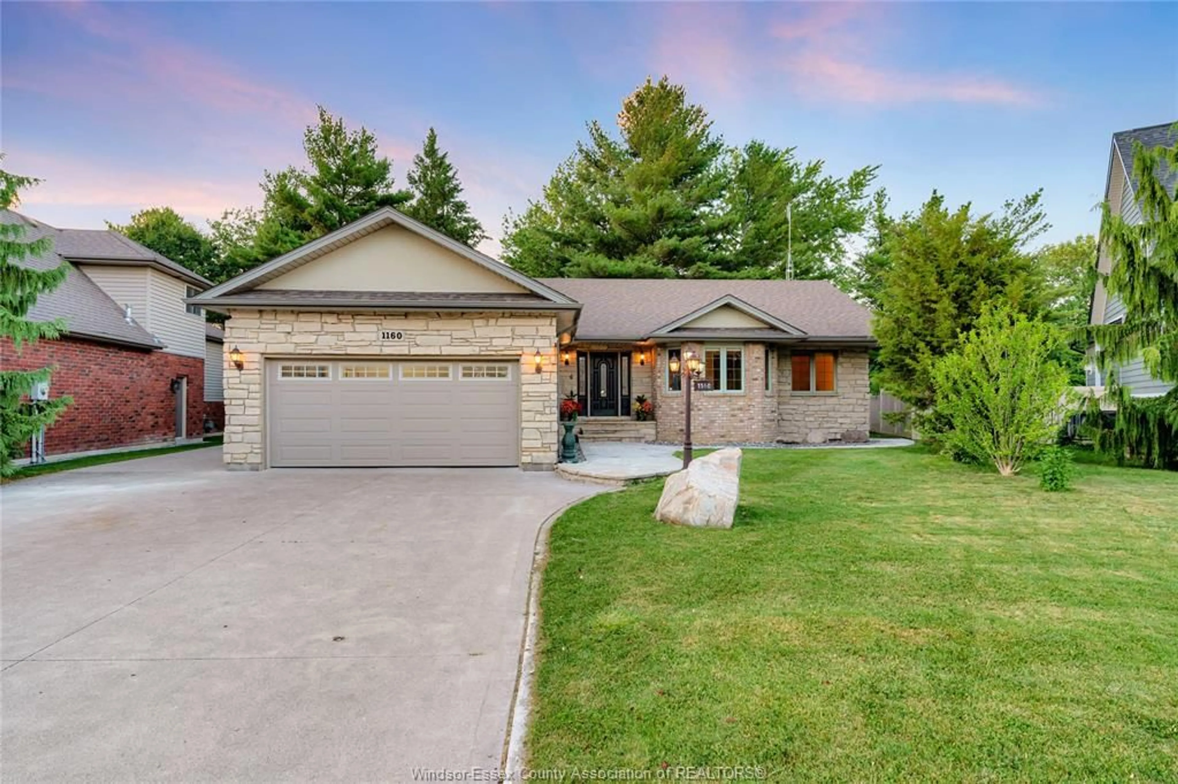 Home with brick exterior material, street for 1160 JILLIAN, Lakeshore Ontario N0R 1A0