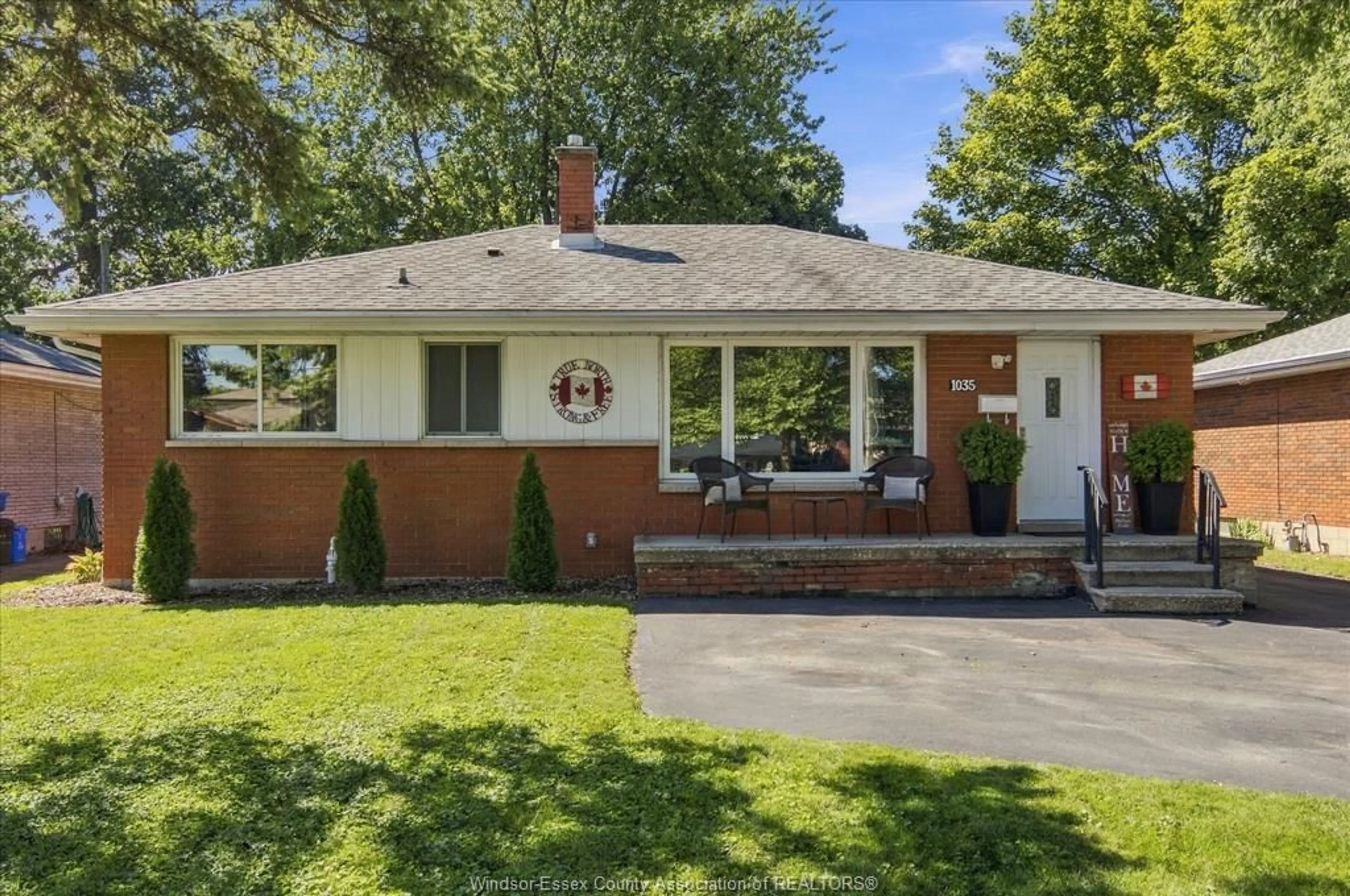 Home with brick exterior material, street for 1035 RIVERDALE, Windsor Ontario N8S 4C5