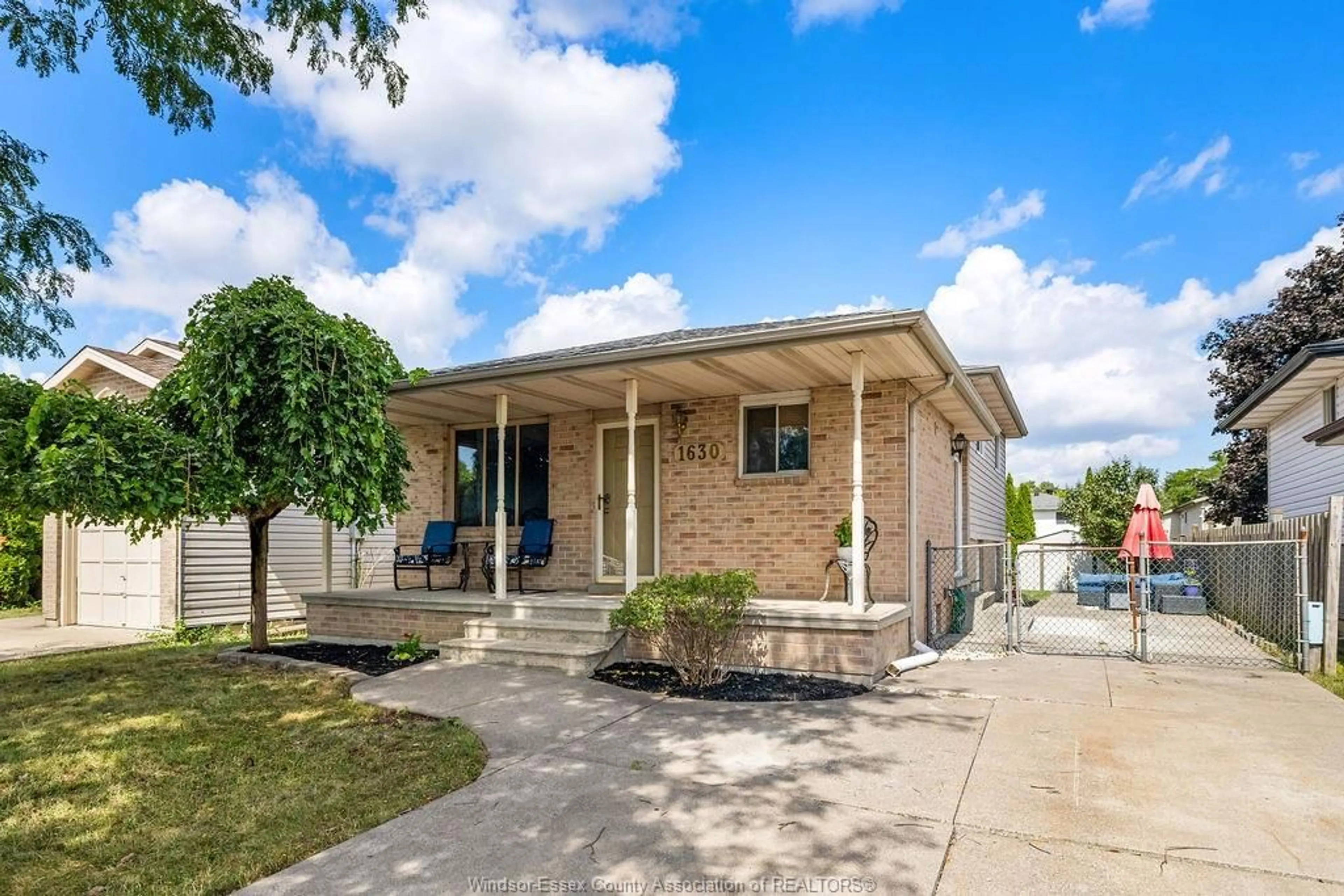 Home with brick exterior material, street for 1630 BLUE SPRING, Windsor Ontario N8W 5L2
