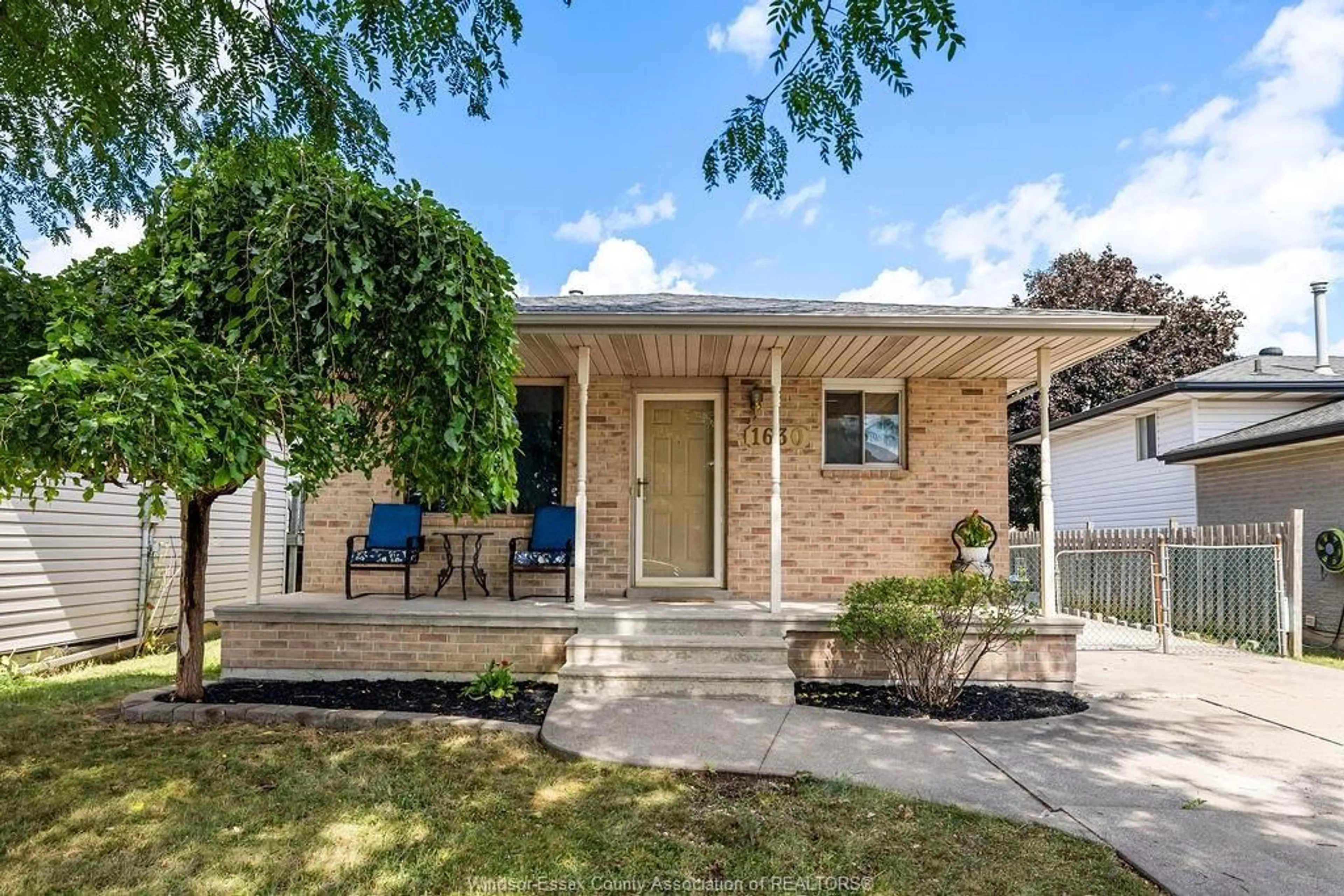 Home with brick exterior material, street for 1630 BLUE SPRING, Windsor Ontario N8W 5L2