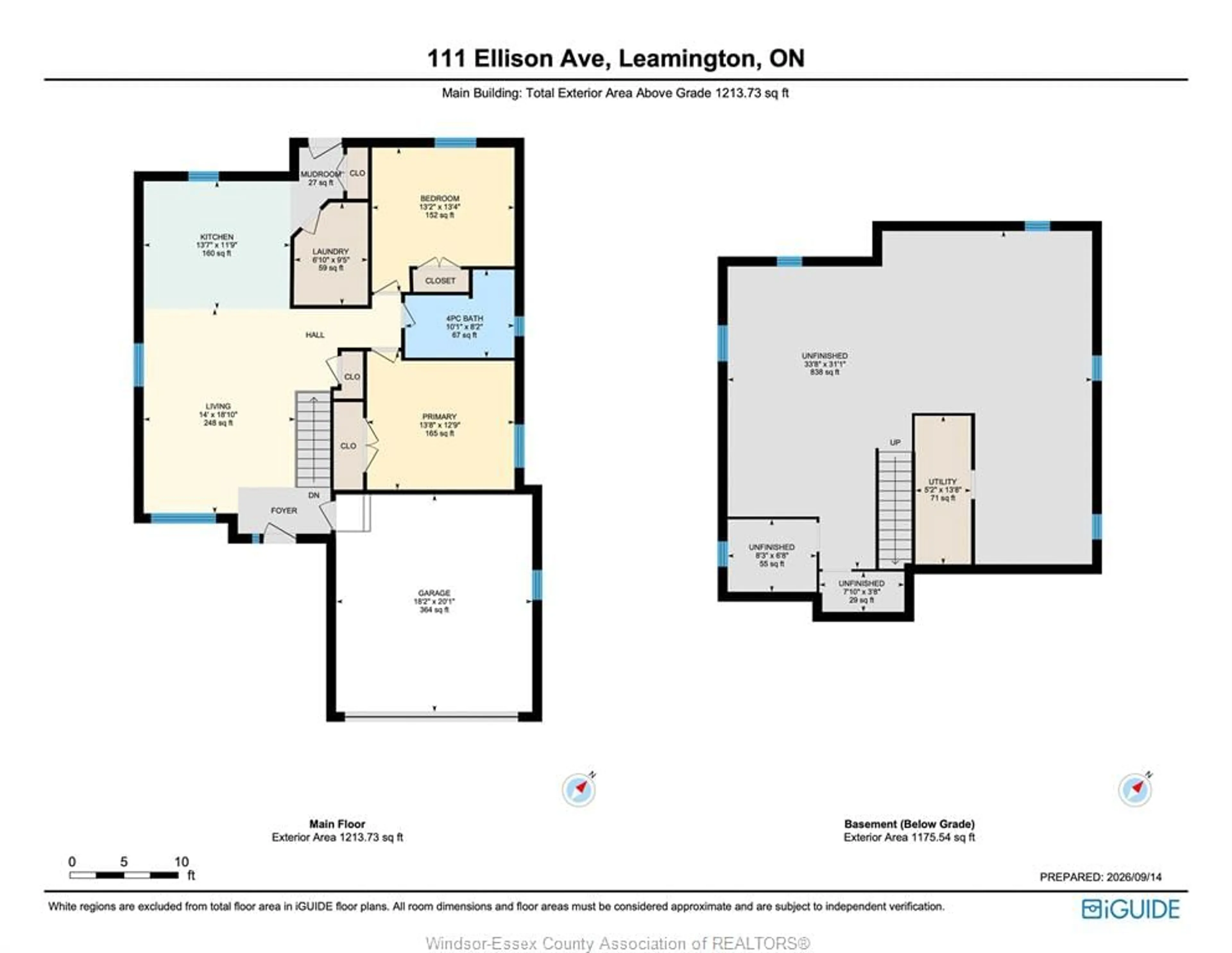 Floor plan for 111 Ellison Ave, Leamington Ontario N8H 5C9
