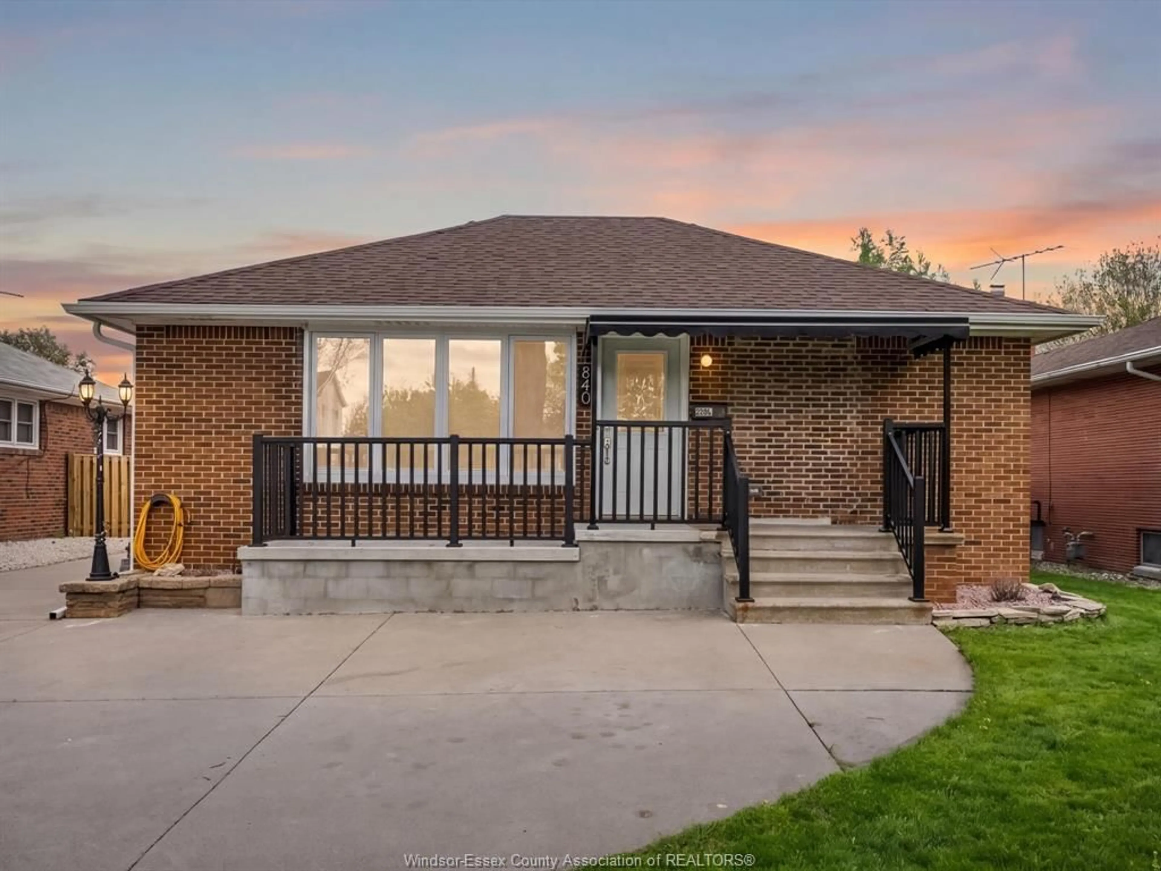Home with brick exterior material, street for 840 ROSSINI Blvd, Windsor Ontario N8Y 2Z3