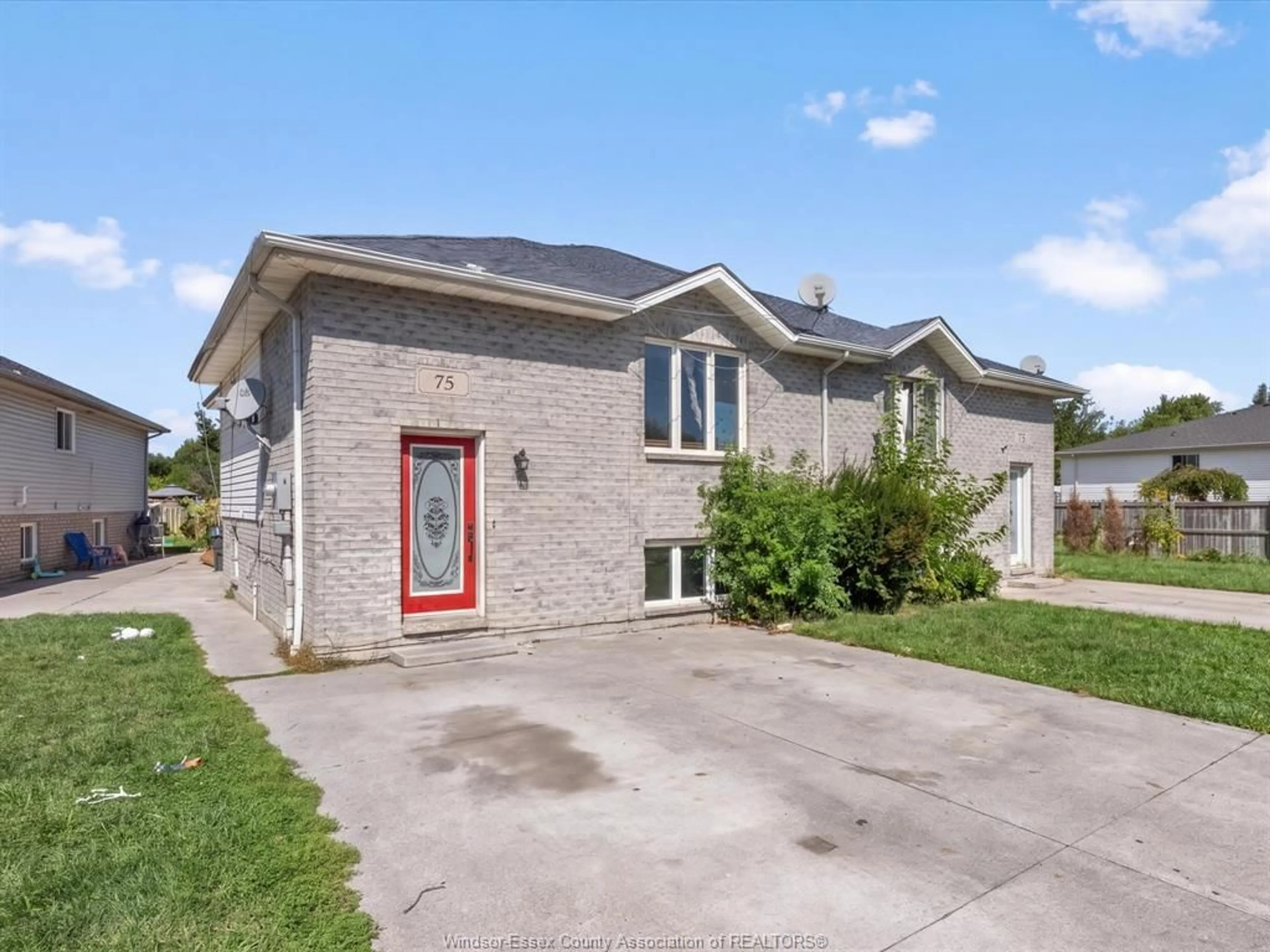 Home with brick exterior material, street for 75 SUTTON, Leamington Ontario N8H 5E9