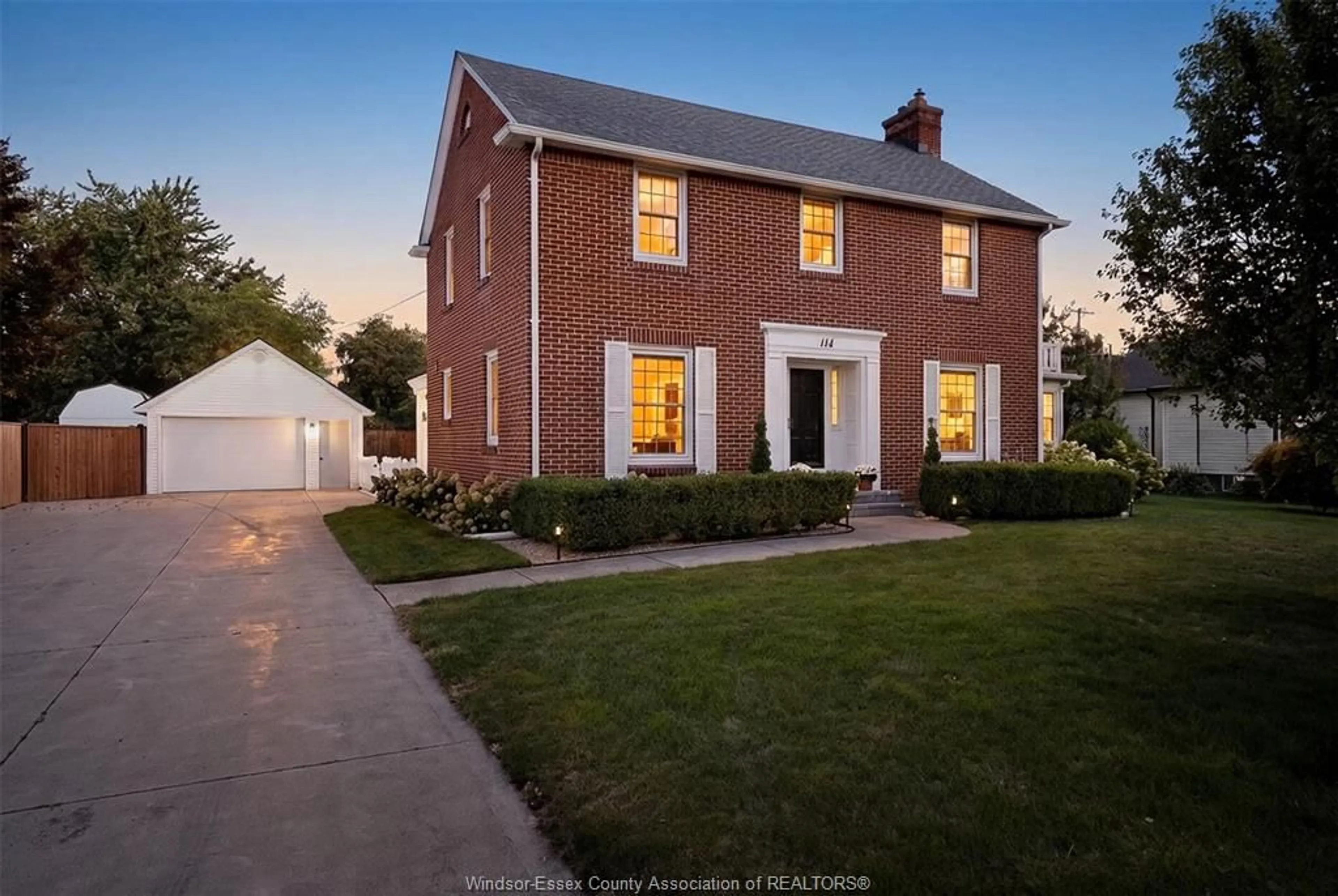 Home with brick exterior material, street for 114 WALNUT St, Harrow Ontario N0R 1G0