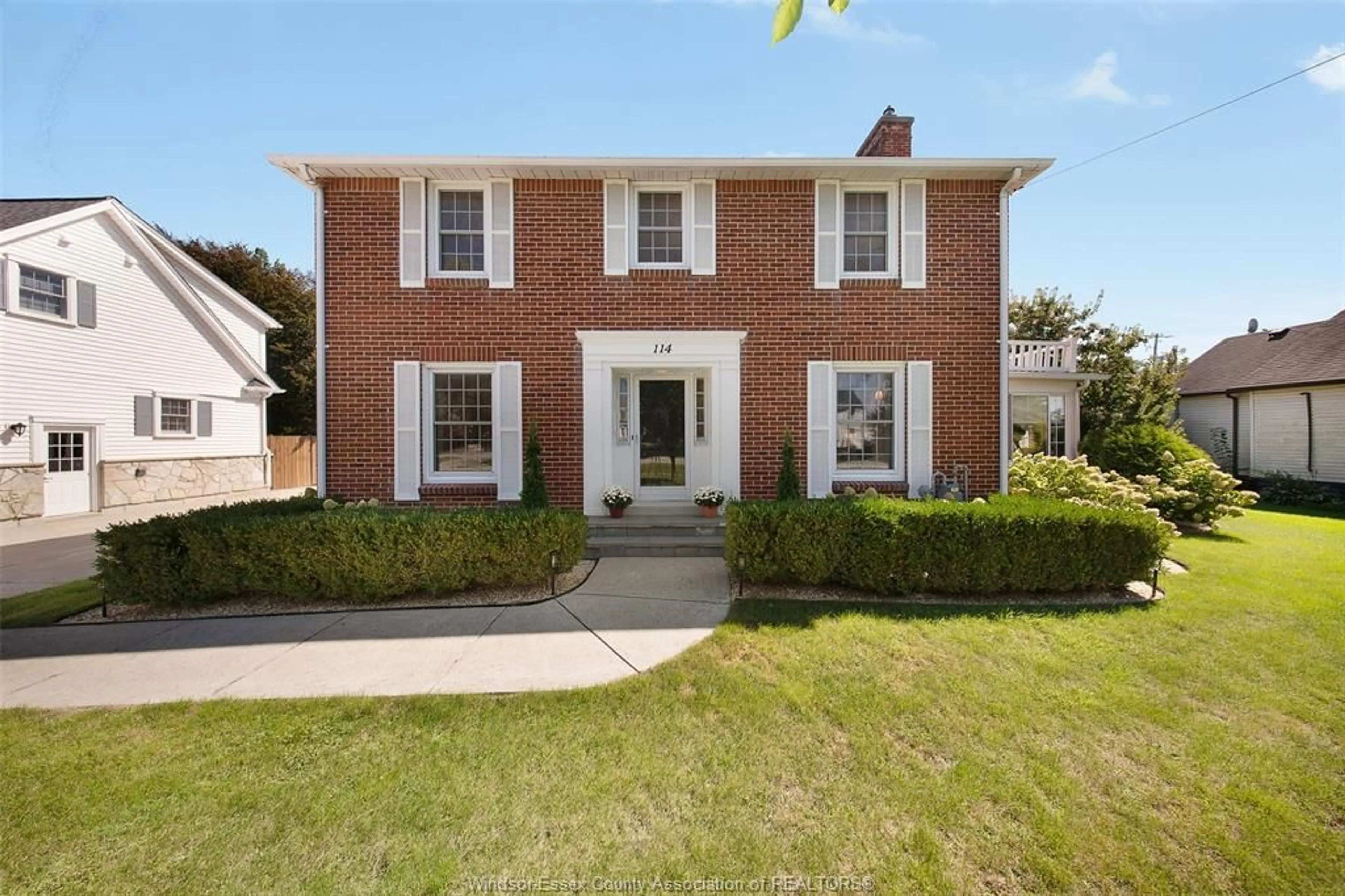 Home with brick exterior material, street for 114 WALNUT St, Harrow Ontario N0R 1G0