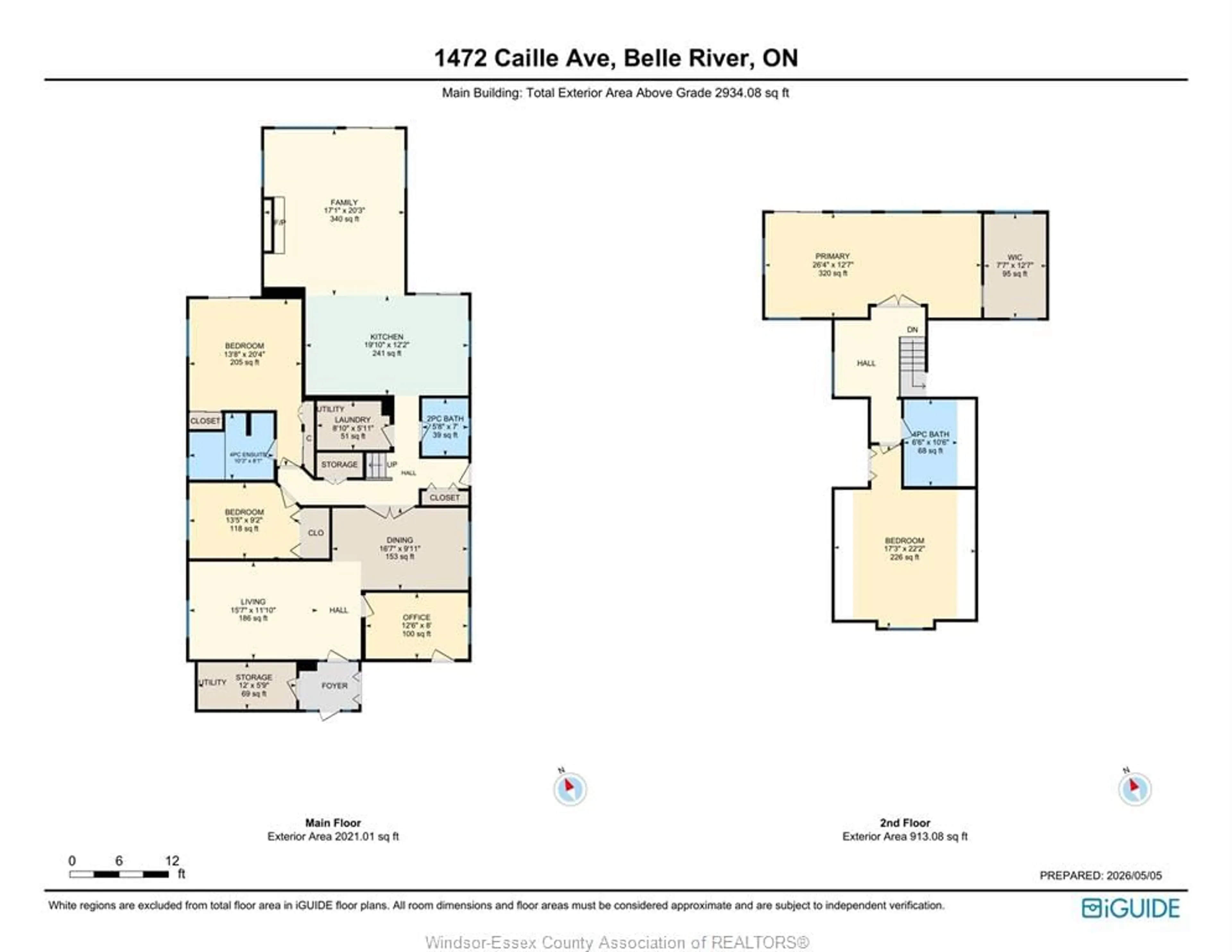 Floor plan for 1472 CAILLE, Lakeshore Ontario N8L 0J2