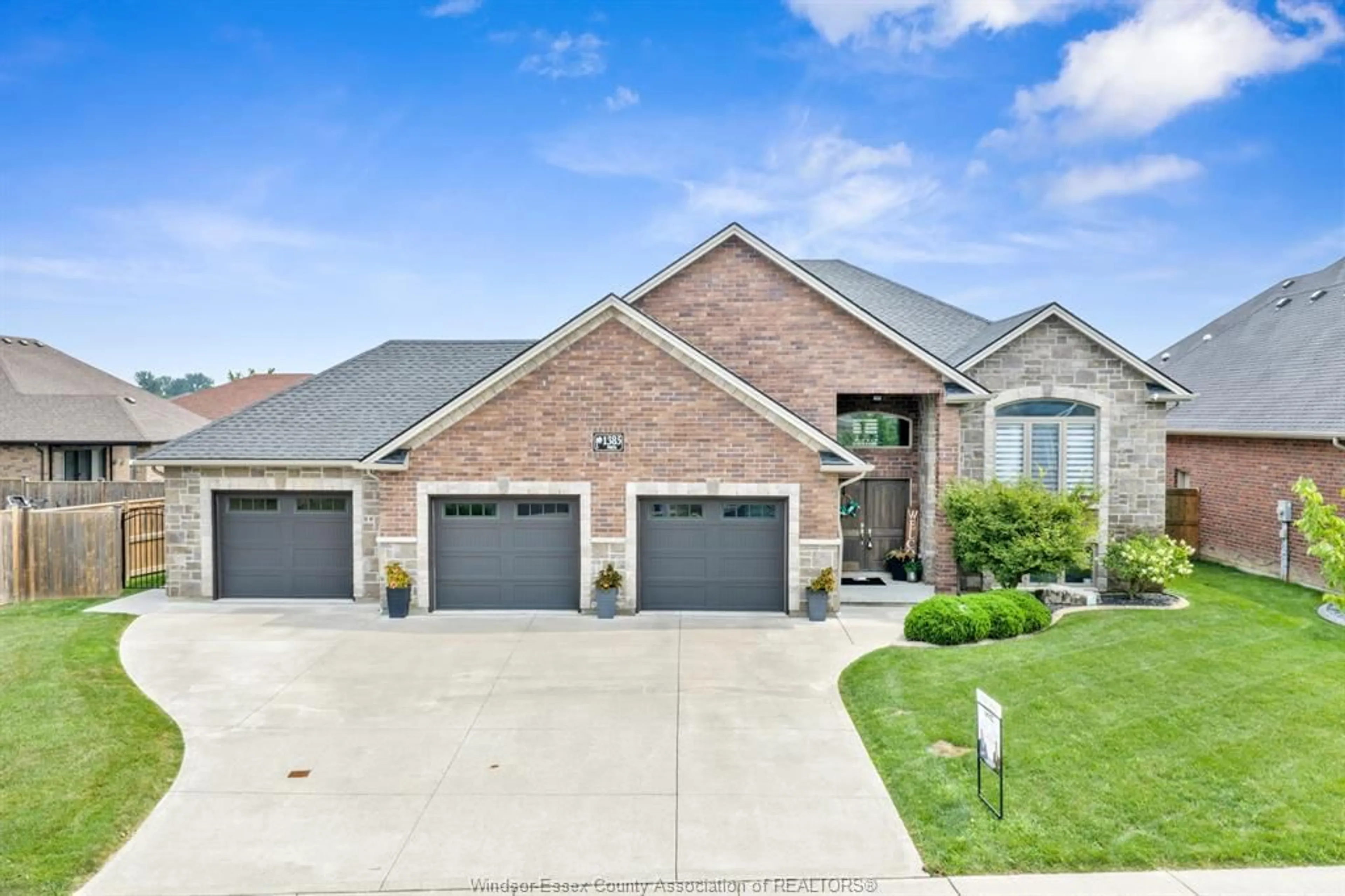 Home with brick exterior material, street for 1385 PASCAL Ave, Lakeshore Ontario N0R 1A0
