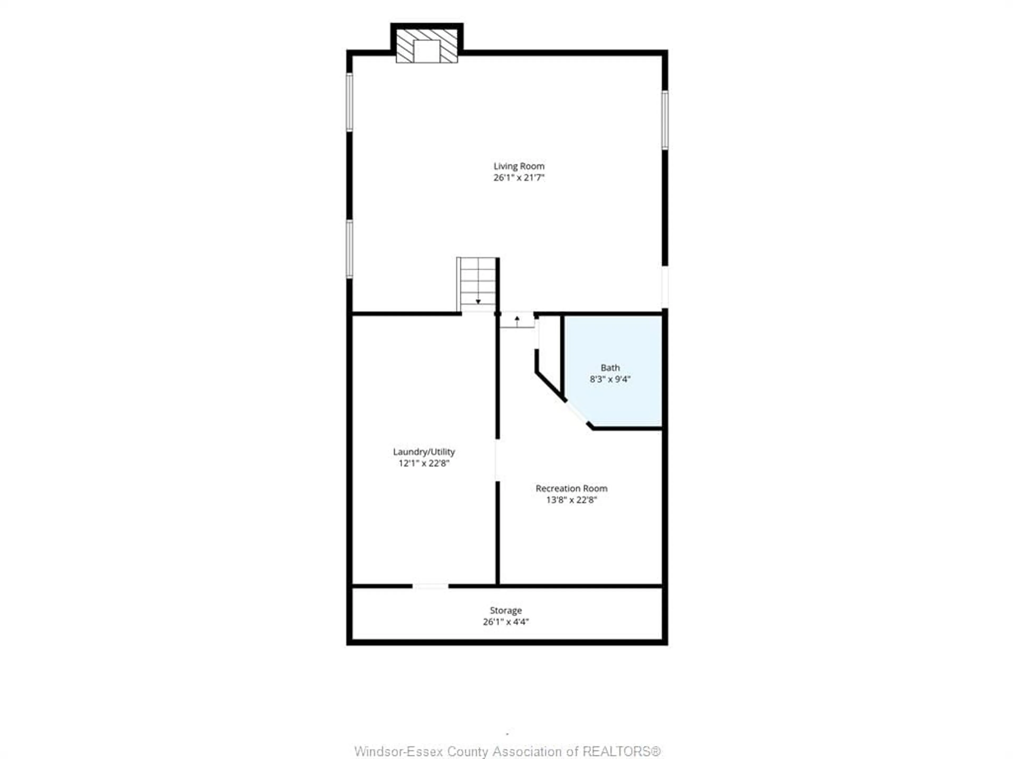Floor plan for 7110 Isabelle Crt, Windsor Ontario N8S 4J7