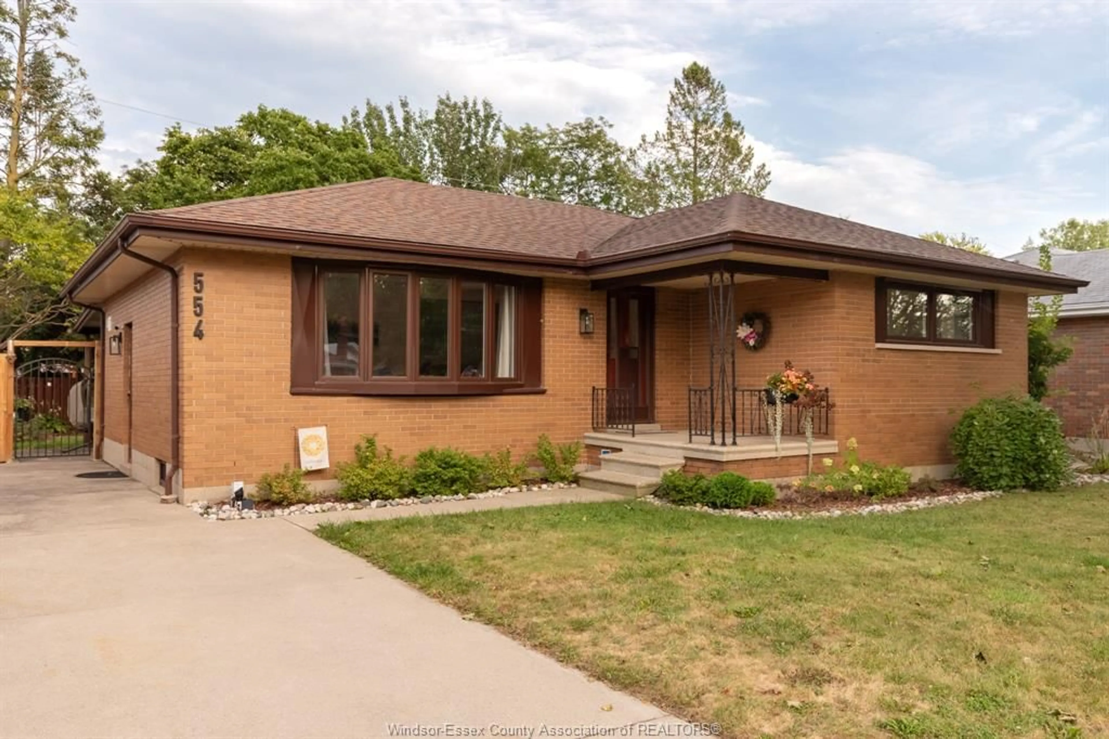 Home with brick exterior material, street for 554 BERTHA Ave, Windsor Ontario N8P 1B7