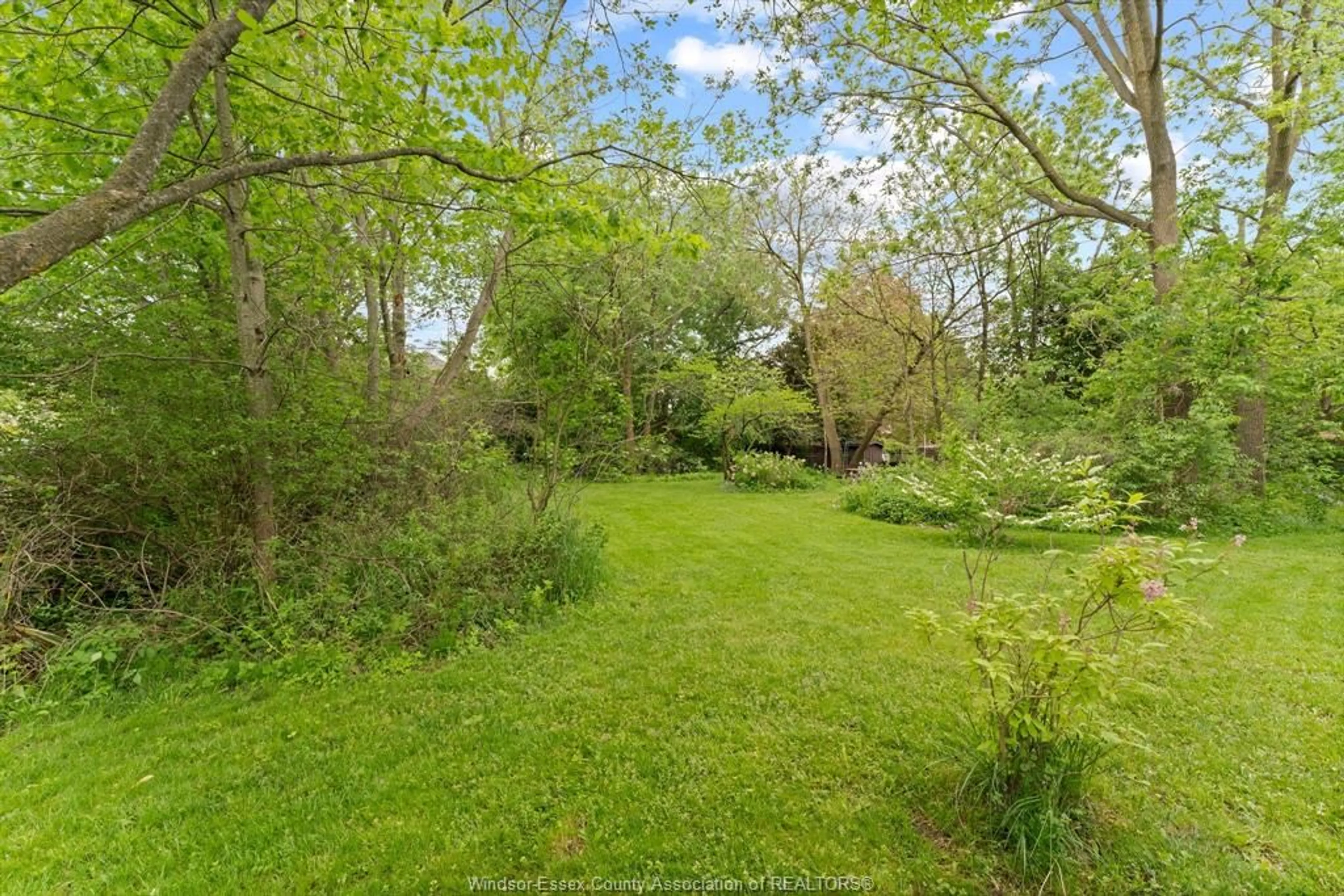 A pic from outside/outdoor area/front of a property/back of a property/a pic from drone, forest/trees view for 3691 Inglewood Ave, Windsor Ontario N9E 4P3
