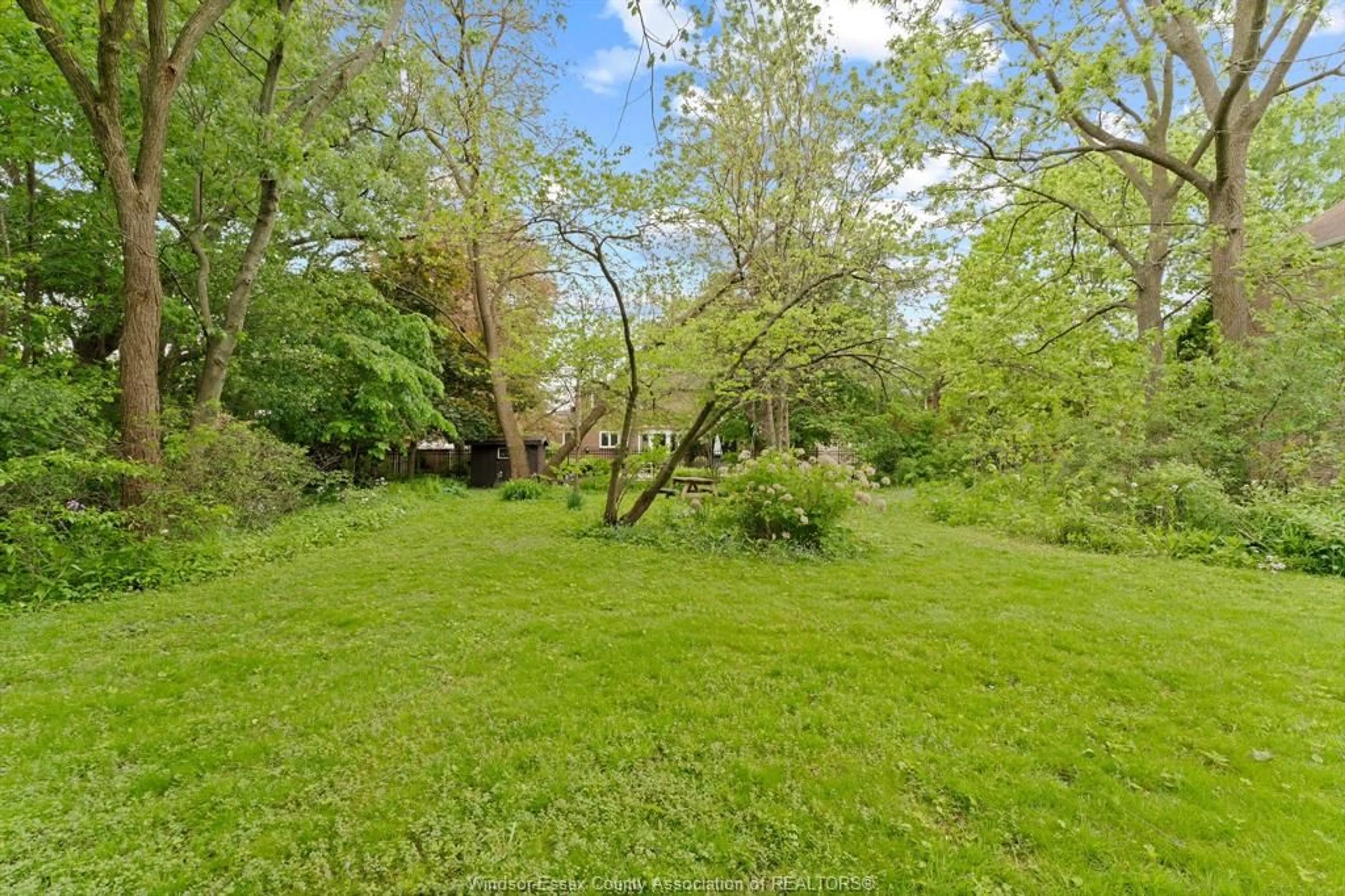 A pic from outside/outdoor area/front of a property/back of a property/a pic from drone, forest/trees view for 3699 Inglewood Ave, Windsor Ontario N9E 4P3