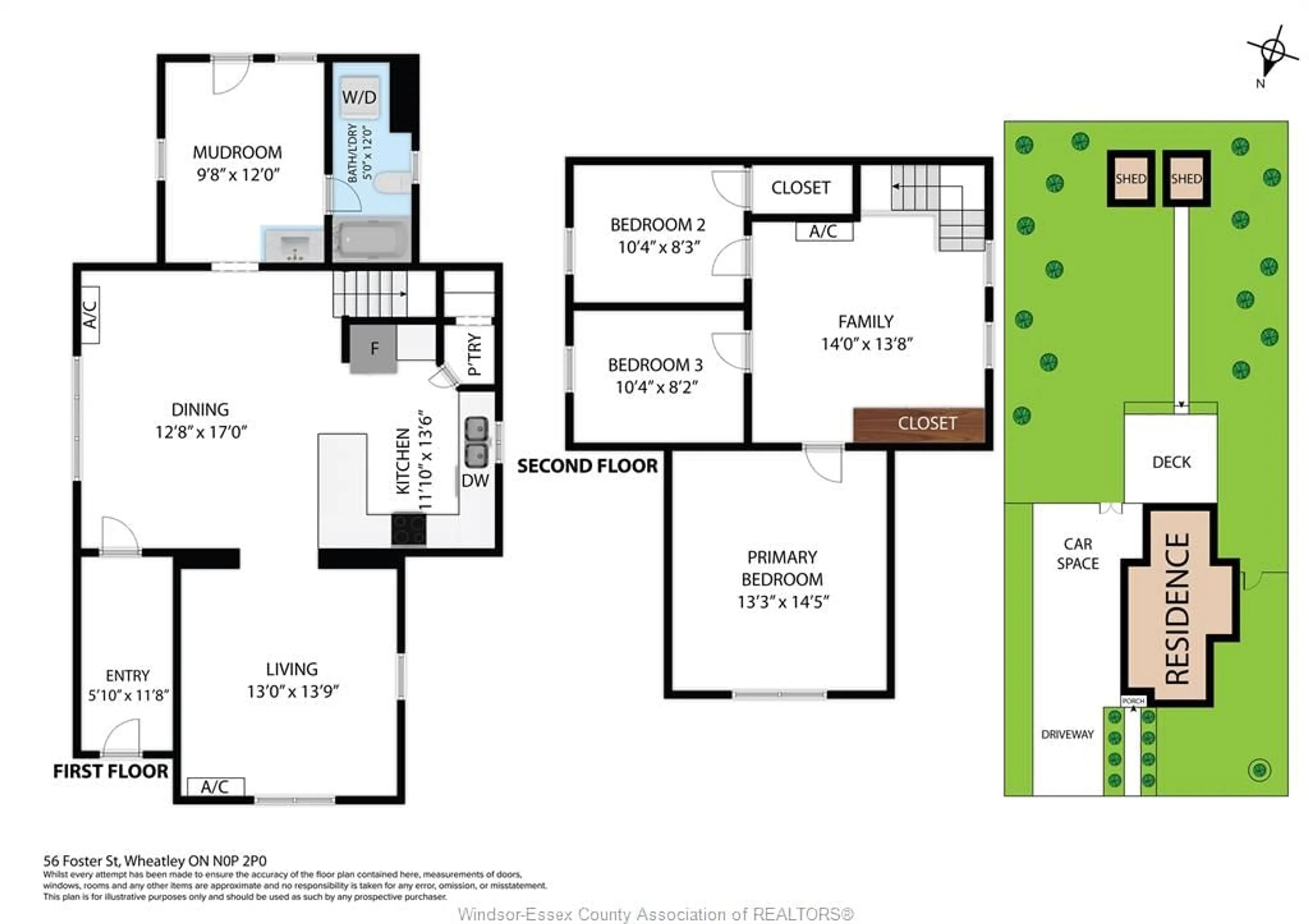 Floor plan for 56 Foster St, Wheatley Ontario N0P 2P0