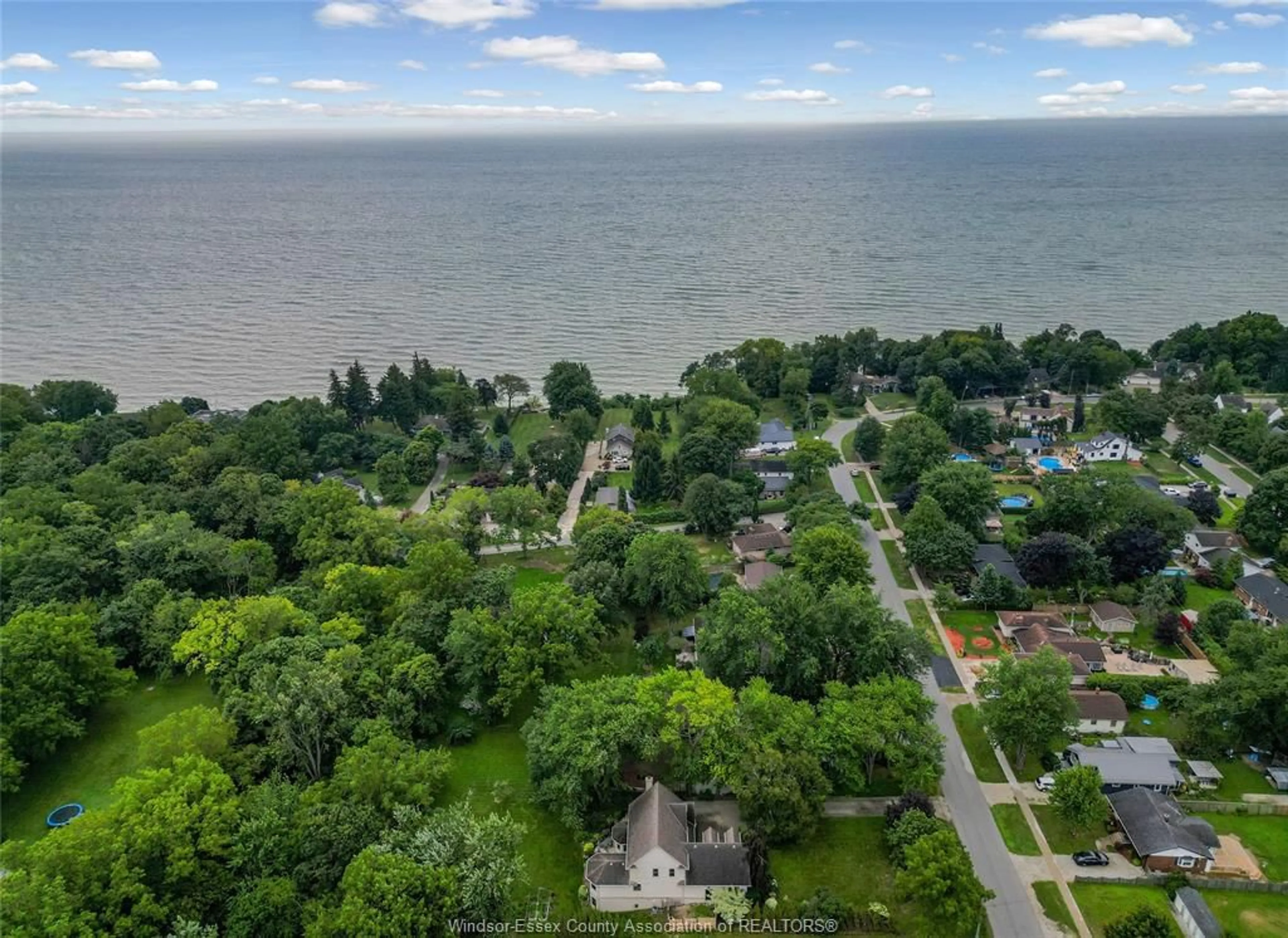 A pic from outside/outdoor area/front of a property/back of a property/a pic from drone, water/lake/river/ocean view for 1340 GRAHAM Sideroad, Kingsville Ontario N9Y 2S7