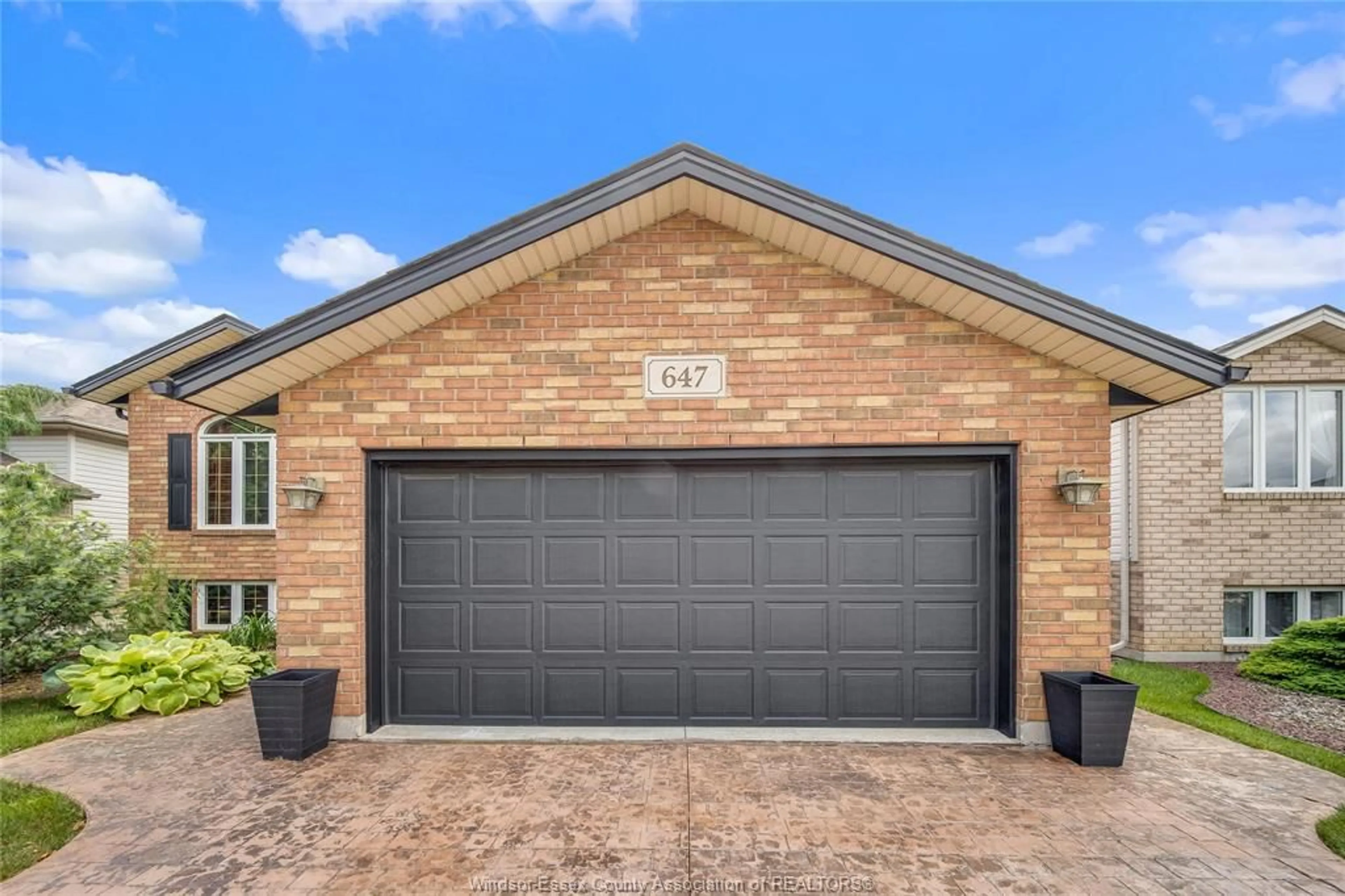 Home with brick exterior material, street for 647 ALPENROSE Crt, Windsor Ontario N9G 2X7