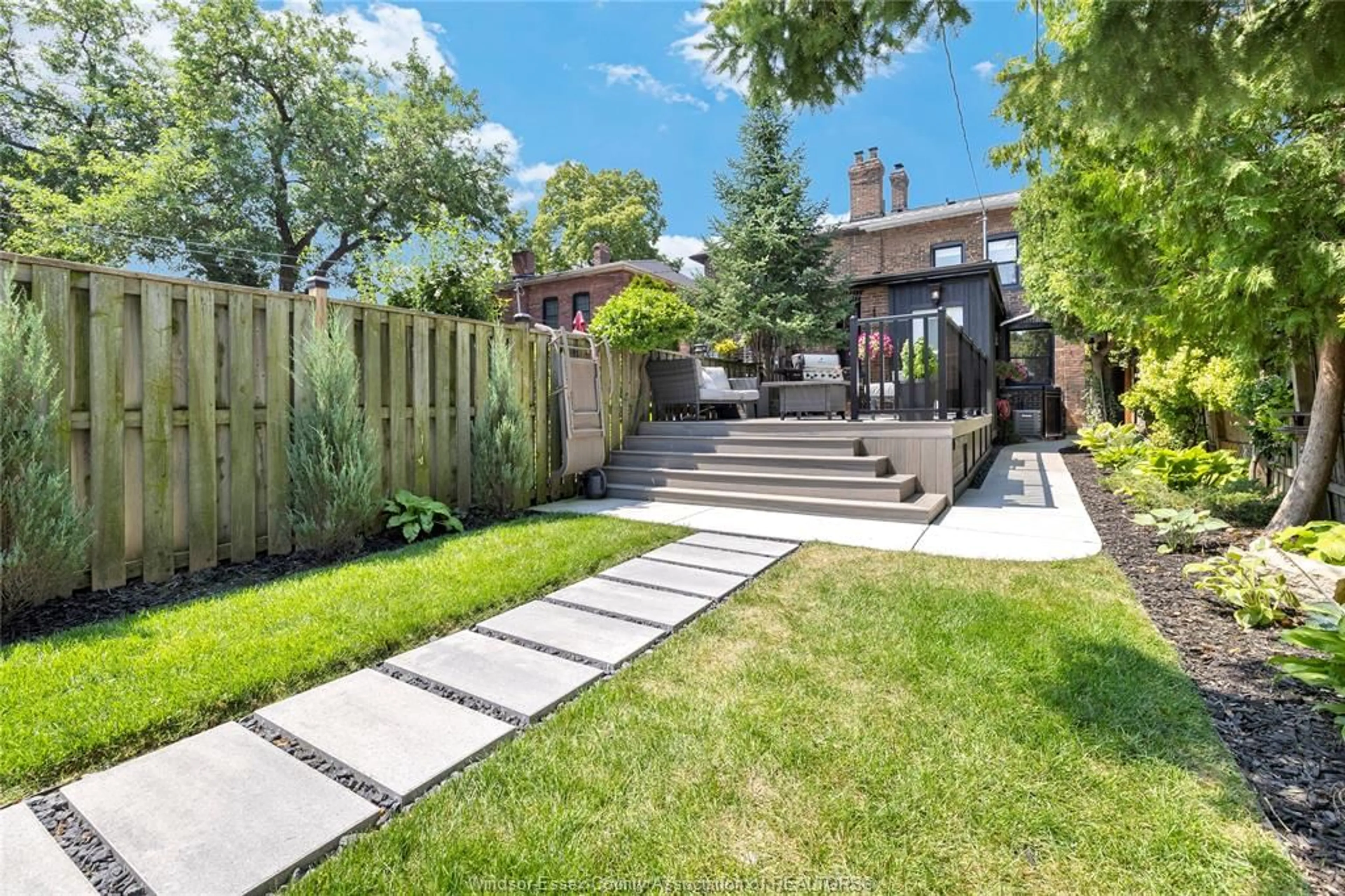 Patio, street for 864 Monmouth, Windsor Ontario N8Y 3L4
